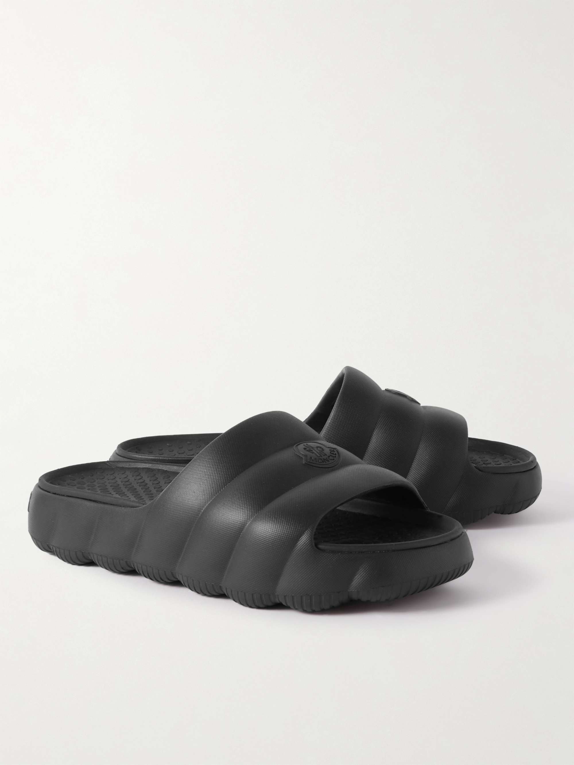 MONCLER Lilo Rubber Slides for Men | MR PORTER