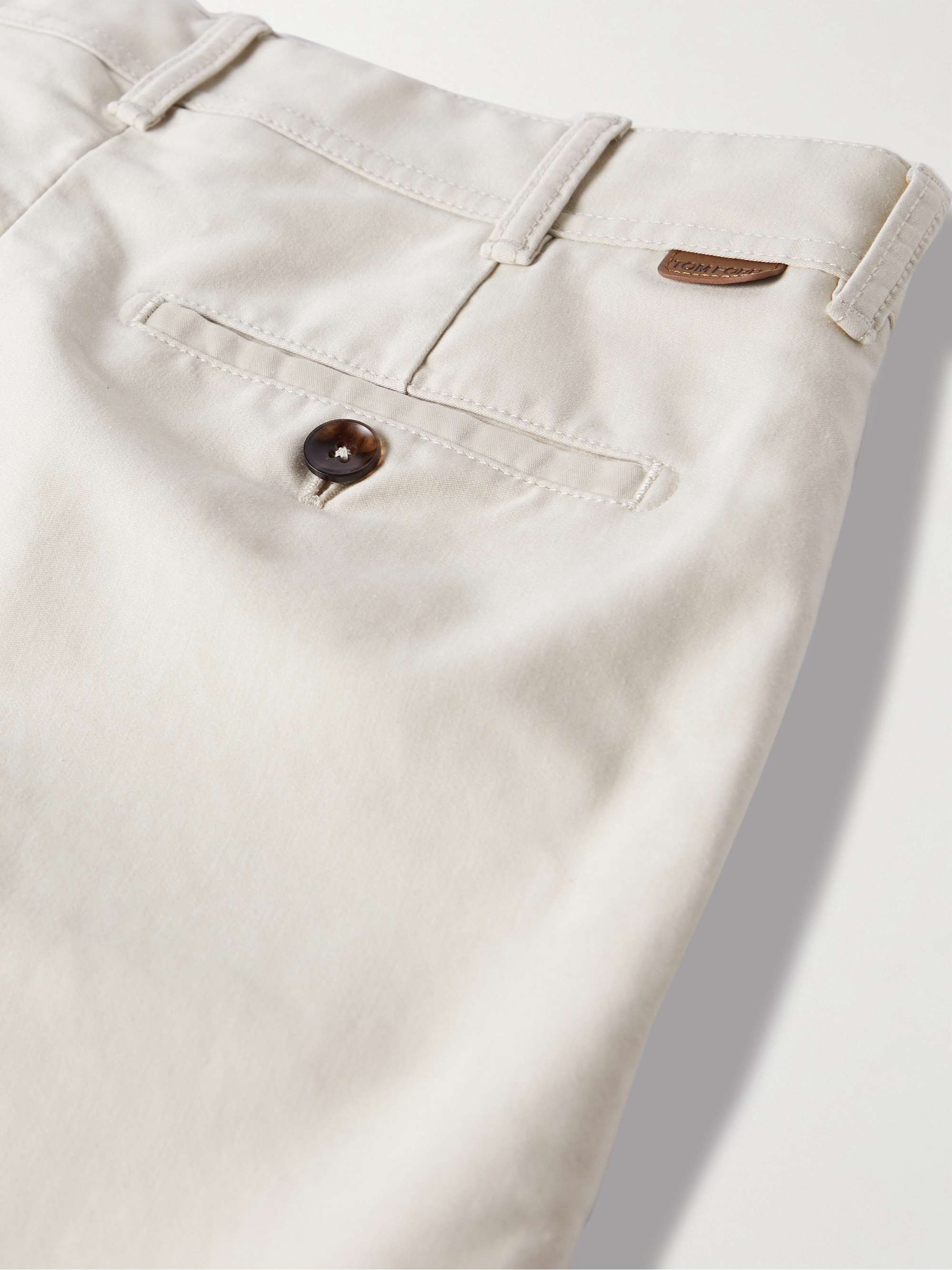 TOM FORD Slim-Fit Cotton Chinos for Men | MR PORTER