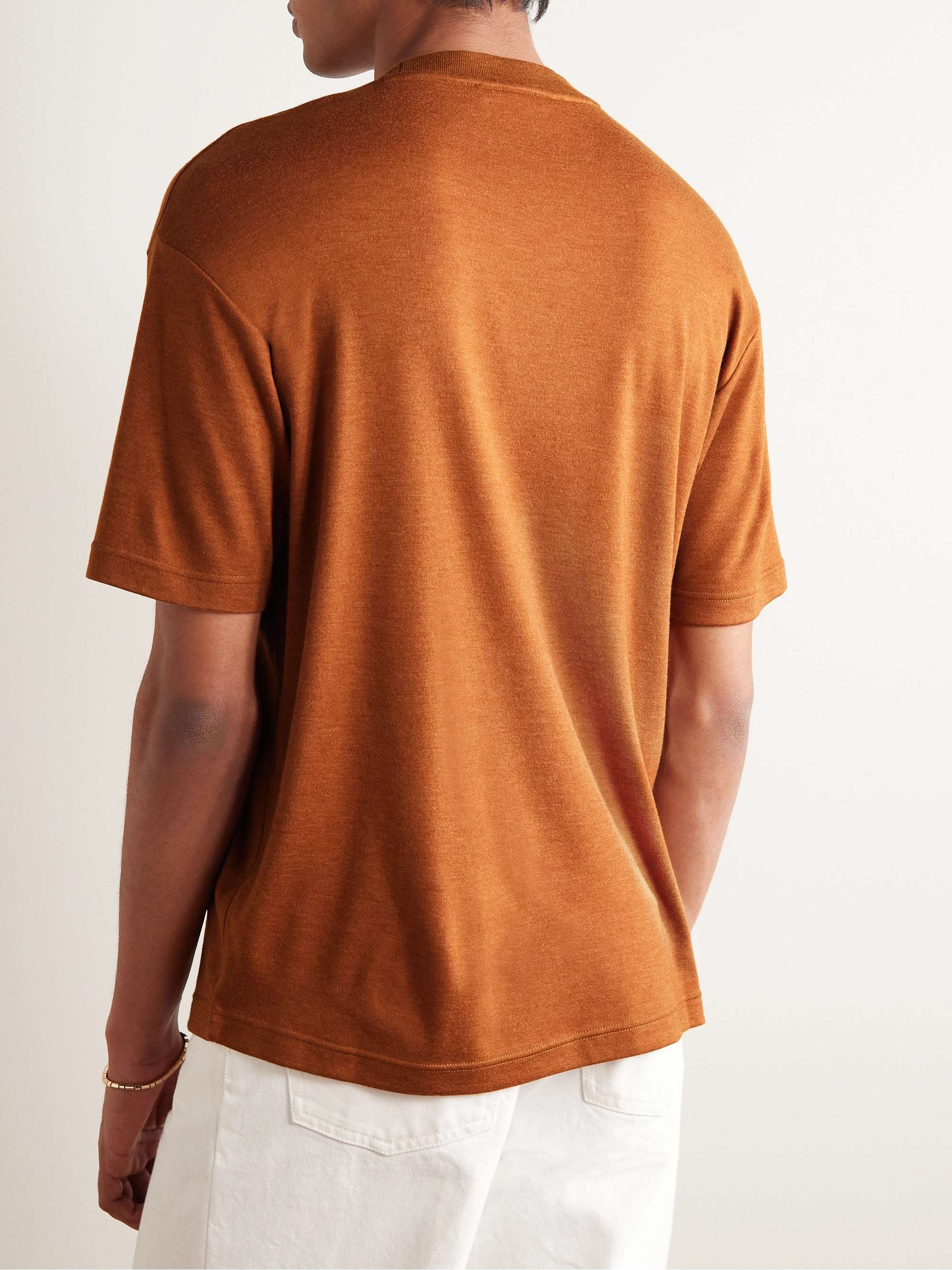 LORO PIANA Philion Cashmere and Silk-Blend Jersey T-Shirt