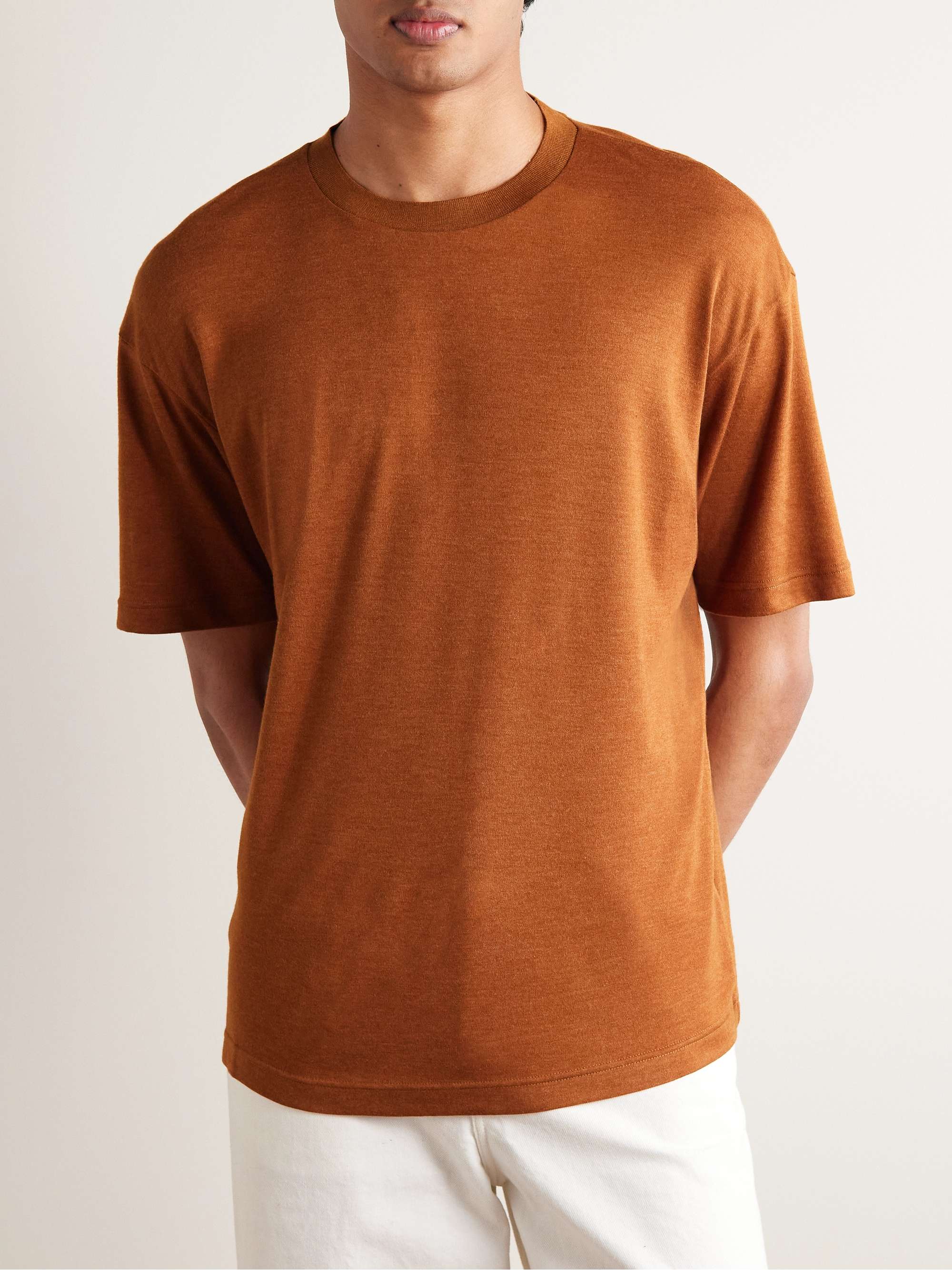 LORO PIANA Philion Cashmere and Silk-Blend Jersey T-Shirt