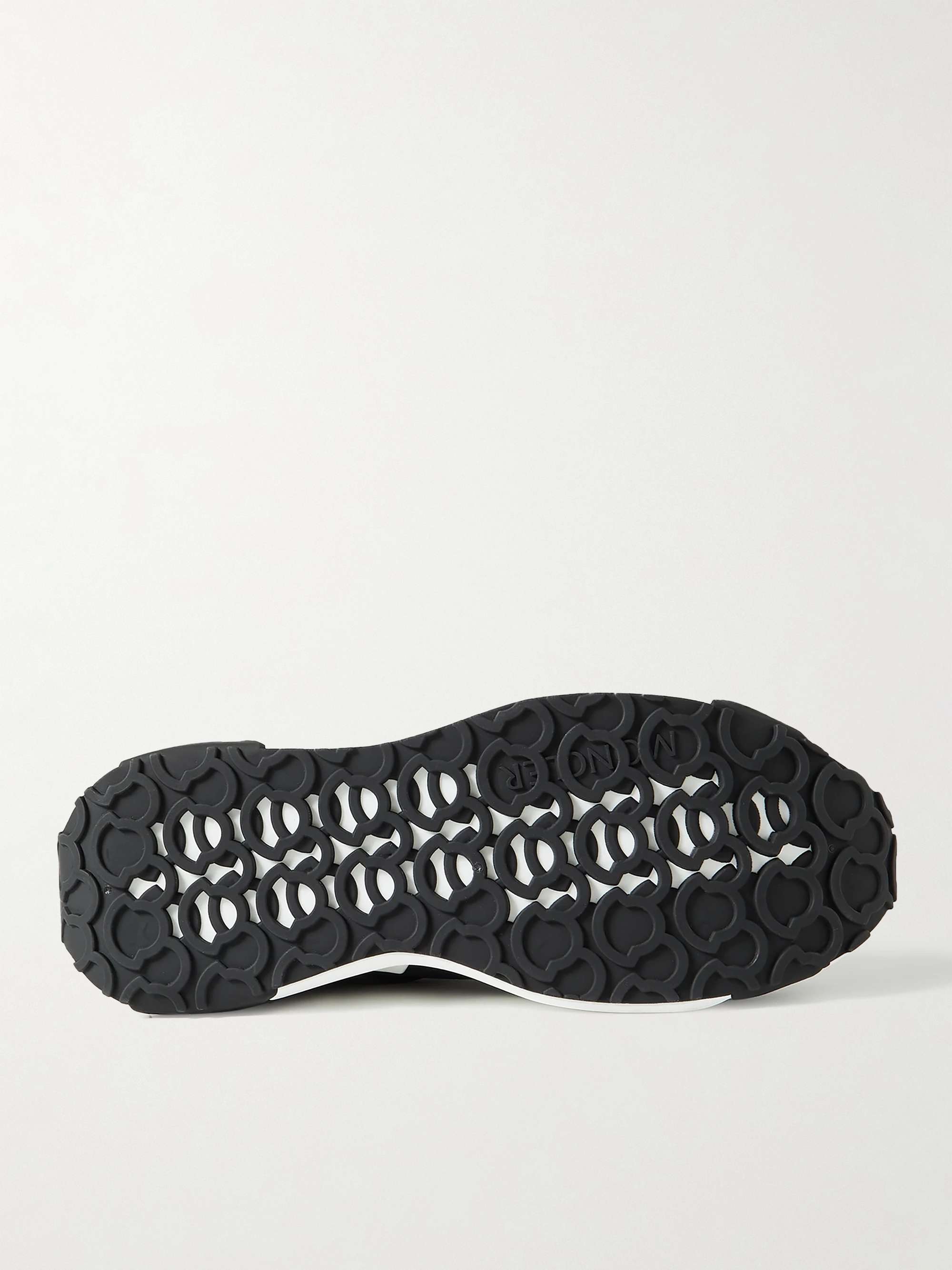 MONCLER Lunarove Rubber and Leather-Trimmed Neoprene Sneakers