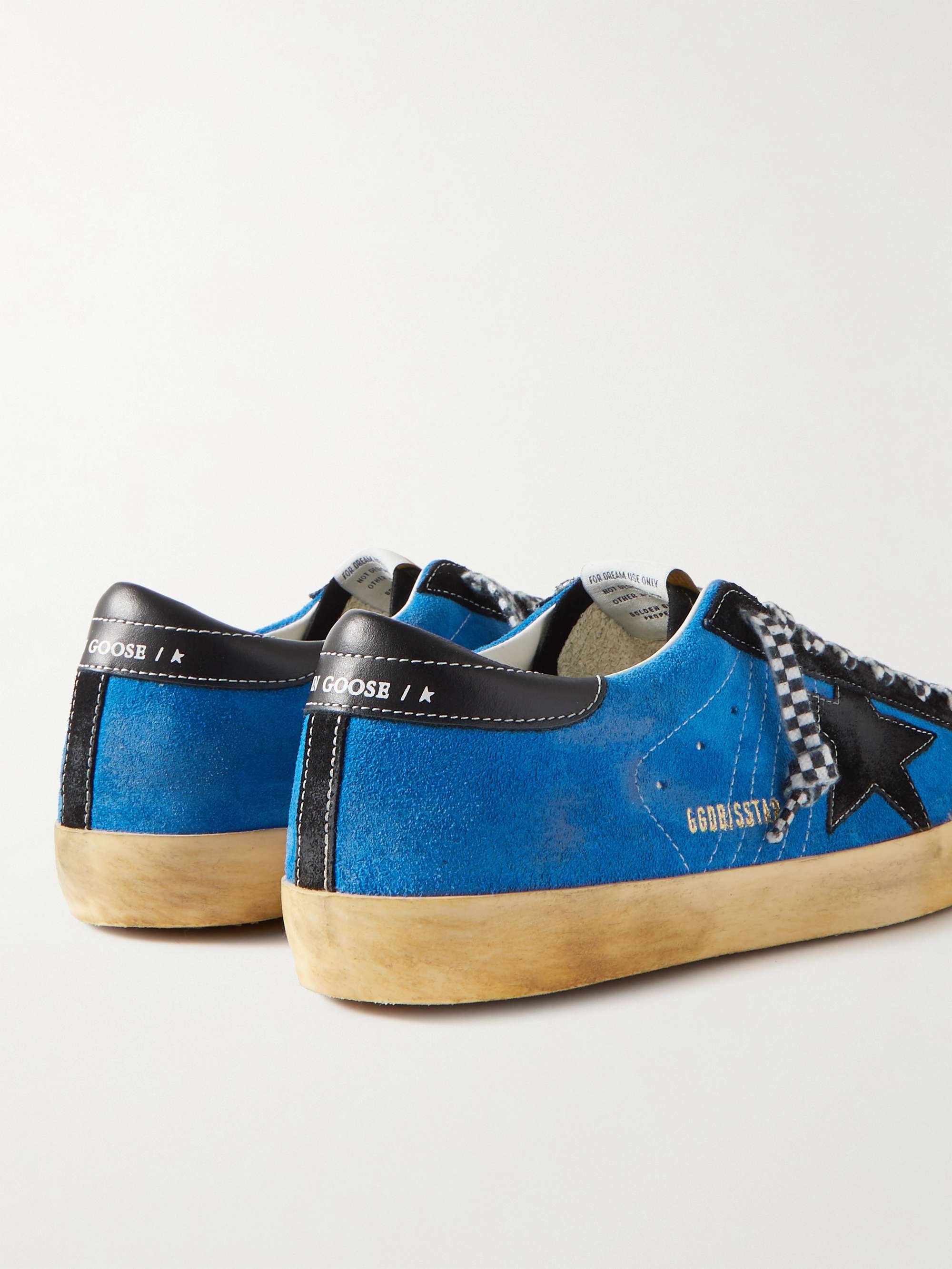 GOLDEN GOOSE Superstar Penstar Suede and Leather Sneakers