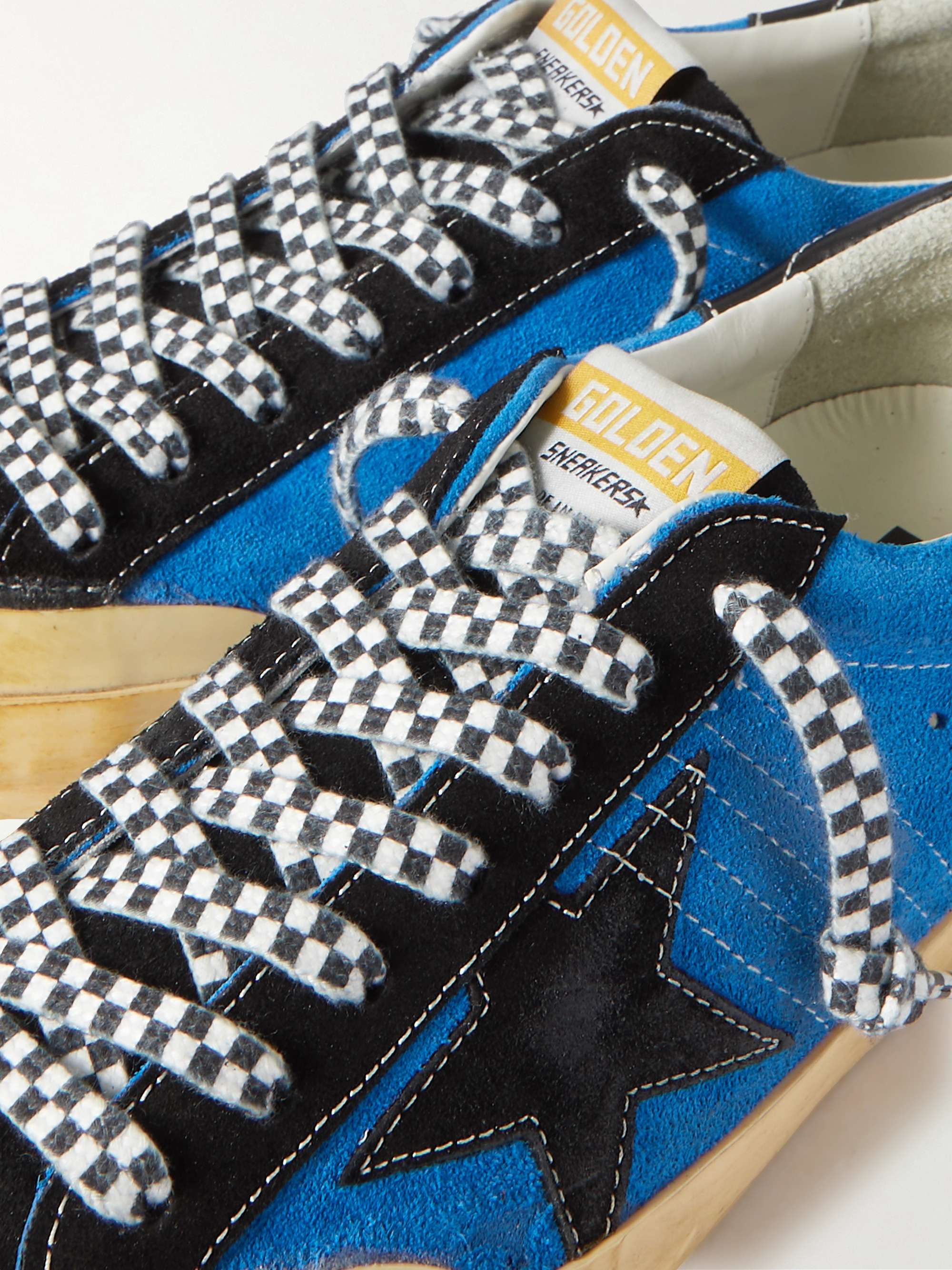 GOLDEN GOOSE Superstar Penstar Suede and Leather Sneakers