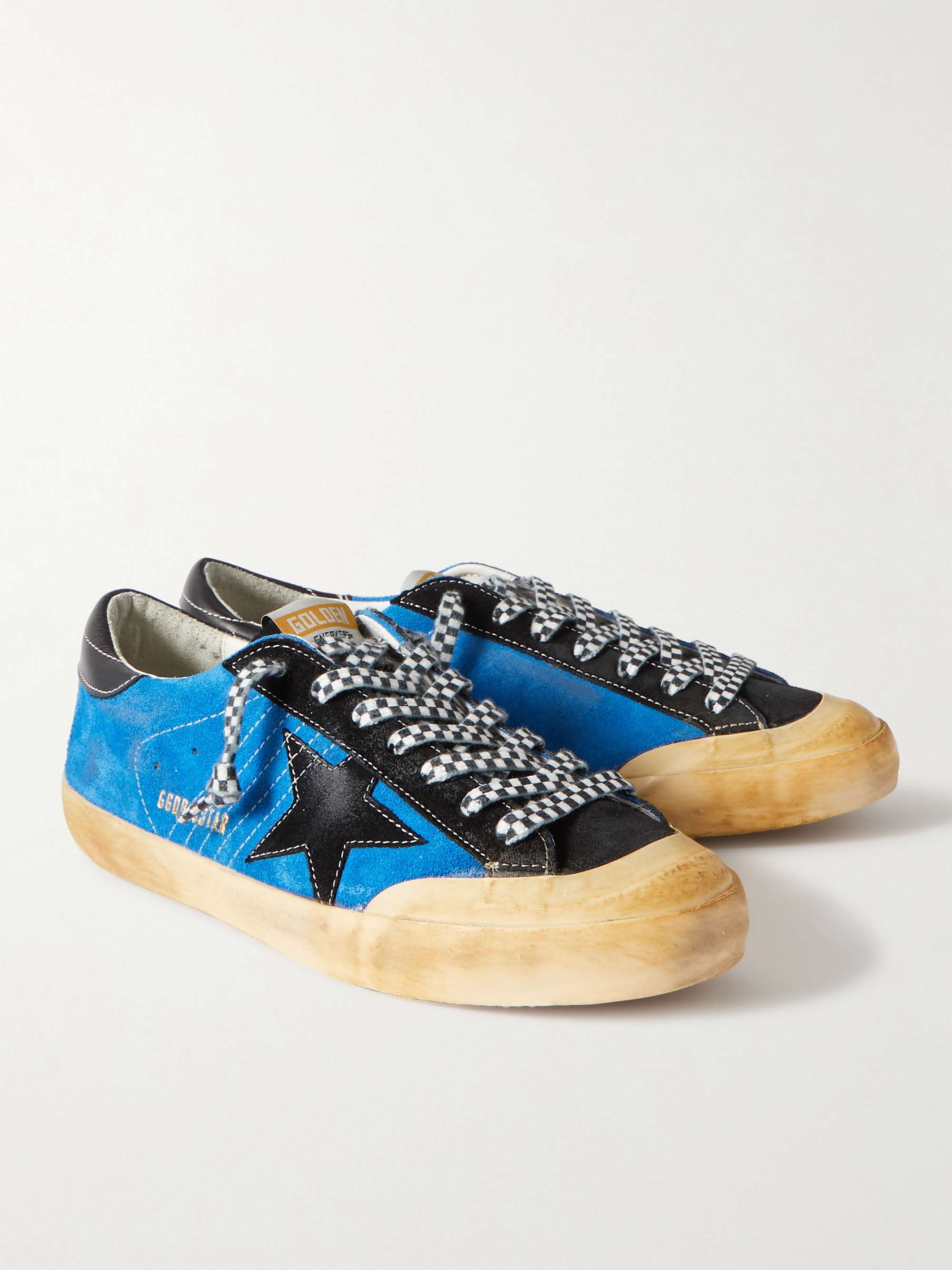 GOLDEN GOOSE Superstar Penstar Suede and Leather Sneakers