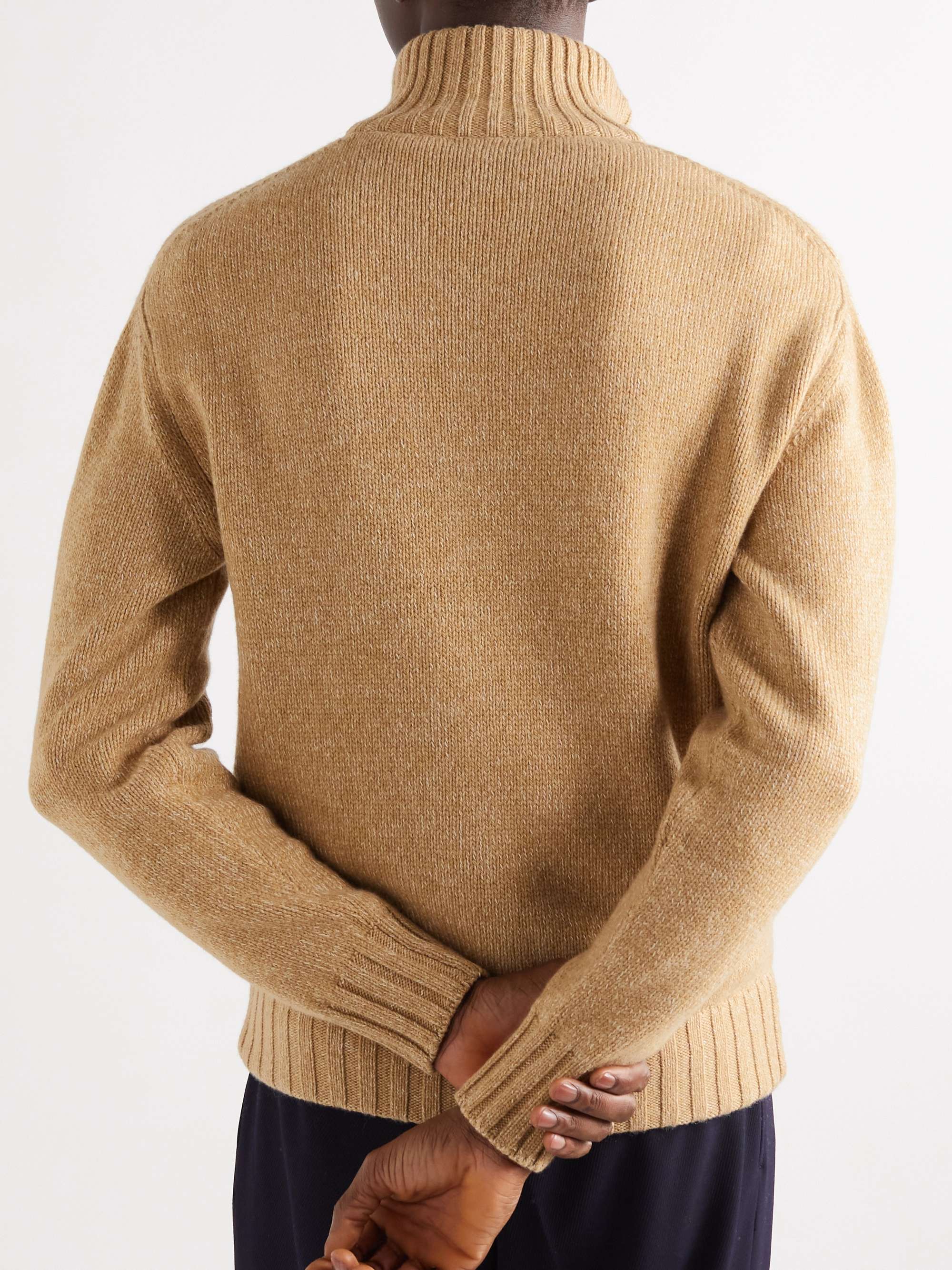 LORO PIANA Cashmere Zip-Up Sweater