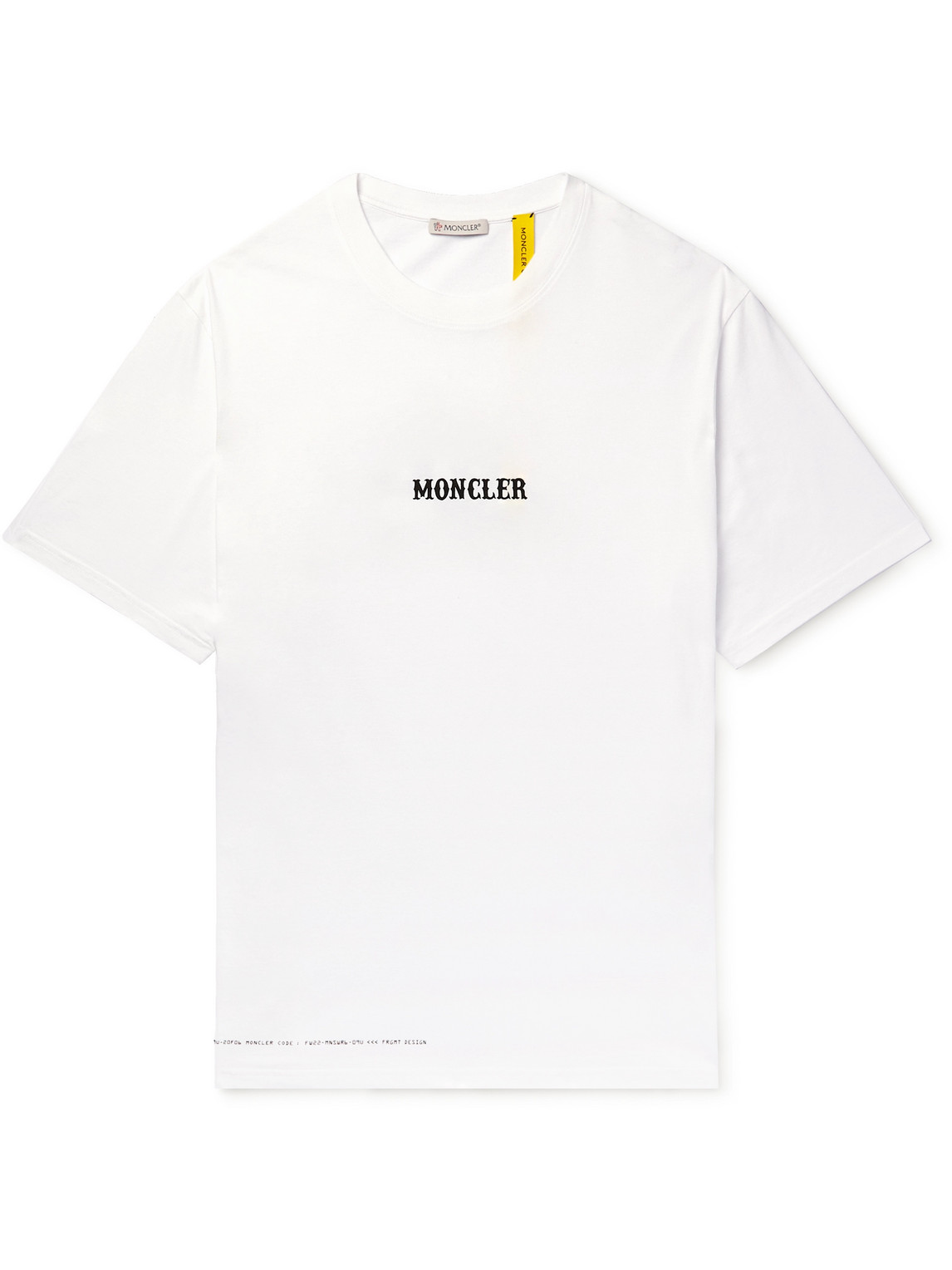 Moncler Genius Circus Cotton Jersey T-shirt In White