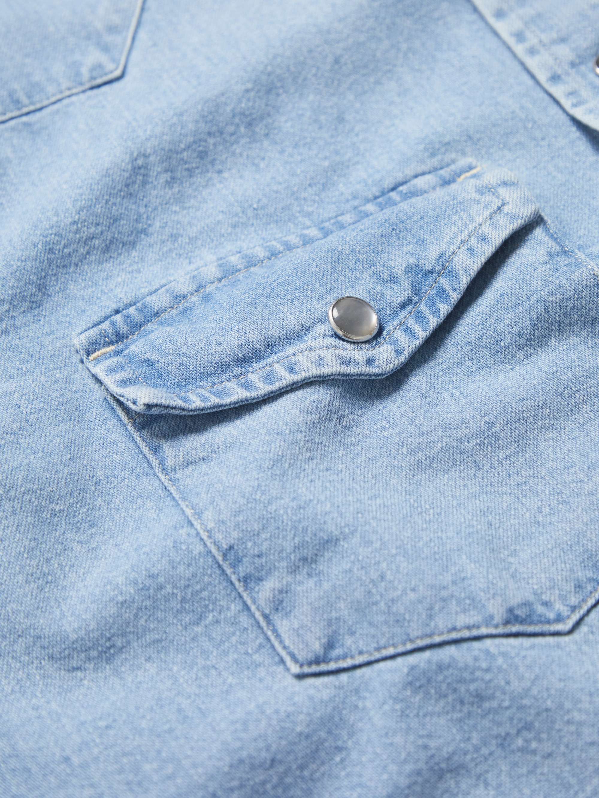 TOM FORD Slim-Fit Denim Western Shirt
