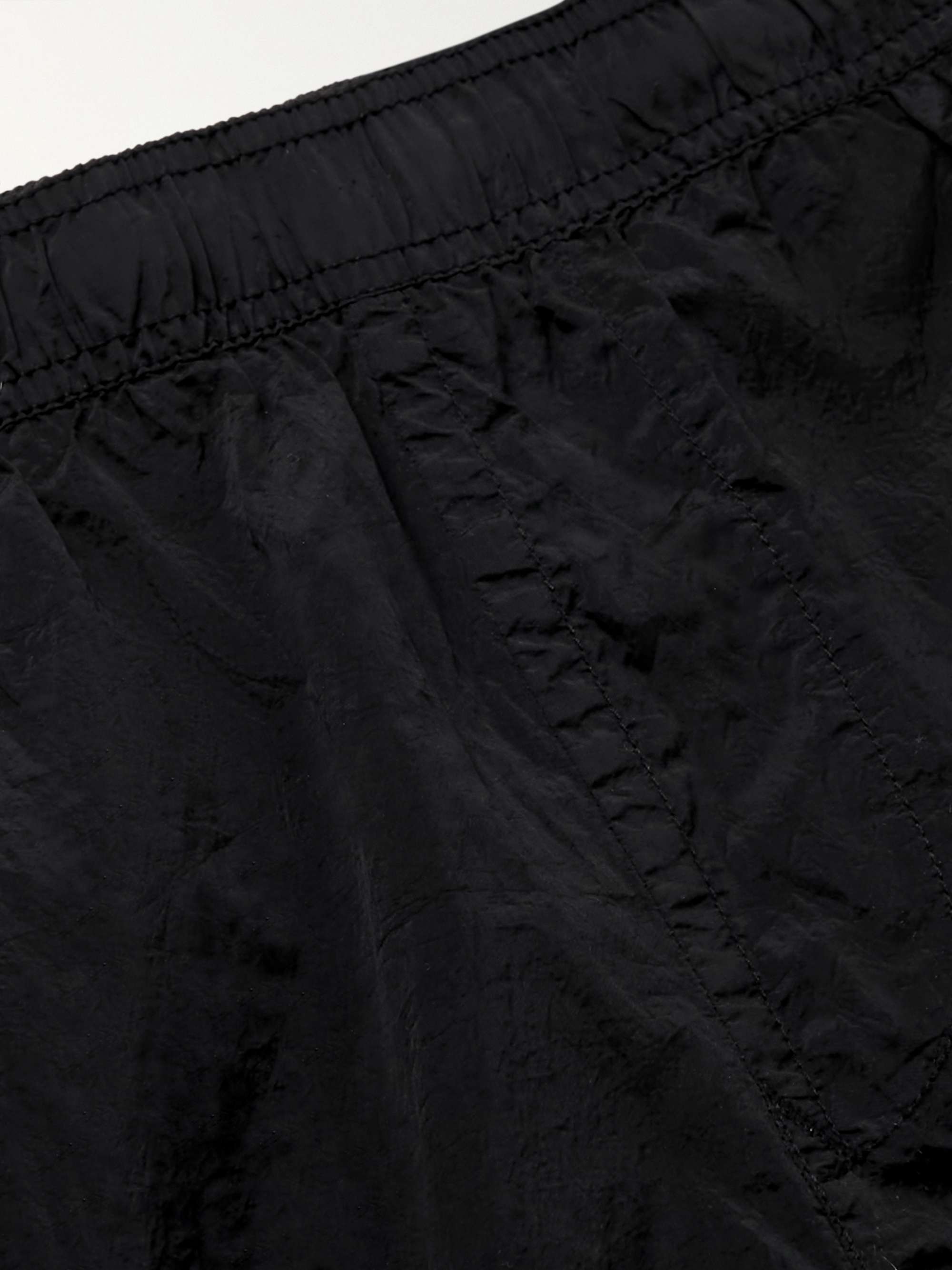 STONE ISLAND Logo-Appliquéd Straight-Leg Mid-Length Swim Shorts