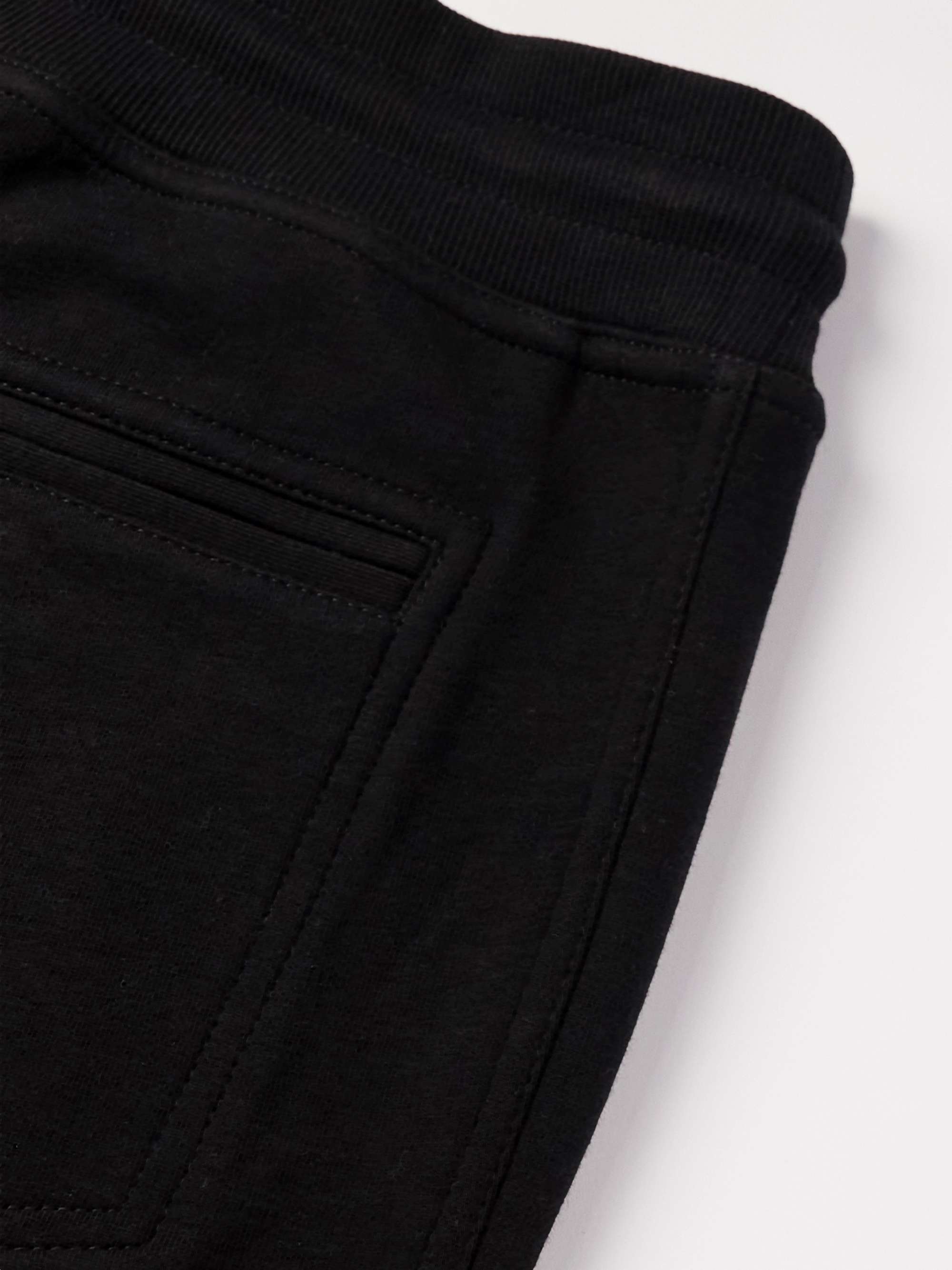 BRUNELLO CUCINELLI Straight-Leg Cotton-Blend Jersey Sweatpants
