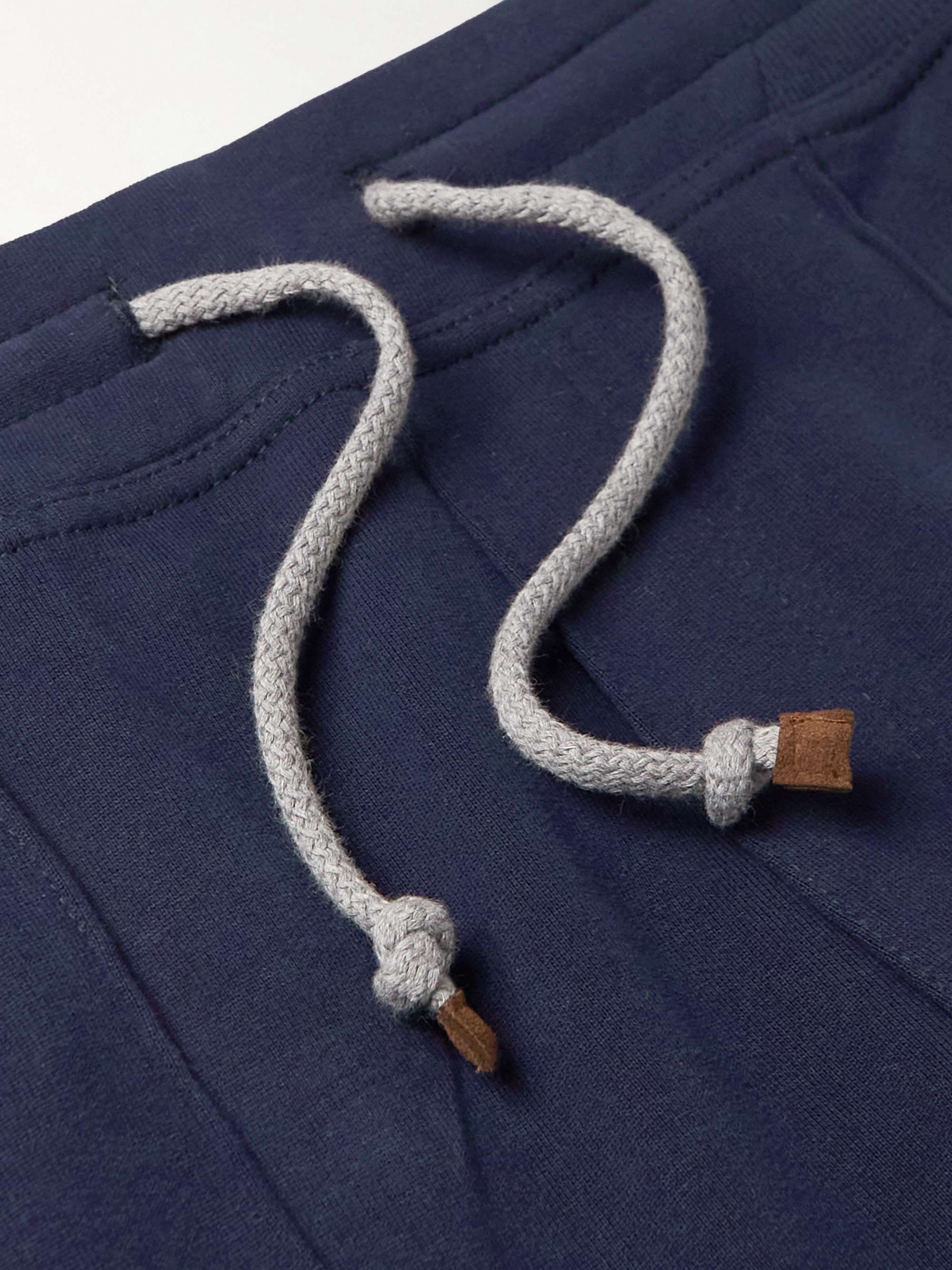 BRUNELLO CUCINELLI Tapered Cotton-Jersey Sweatpants