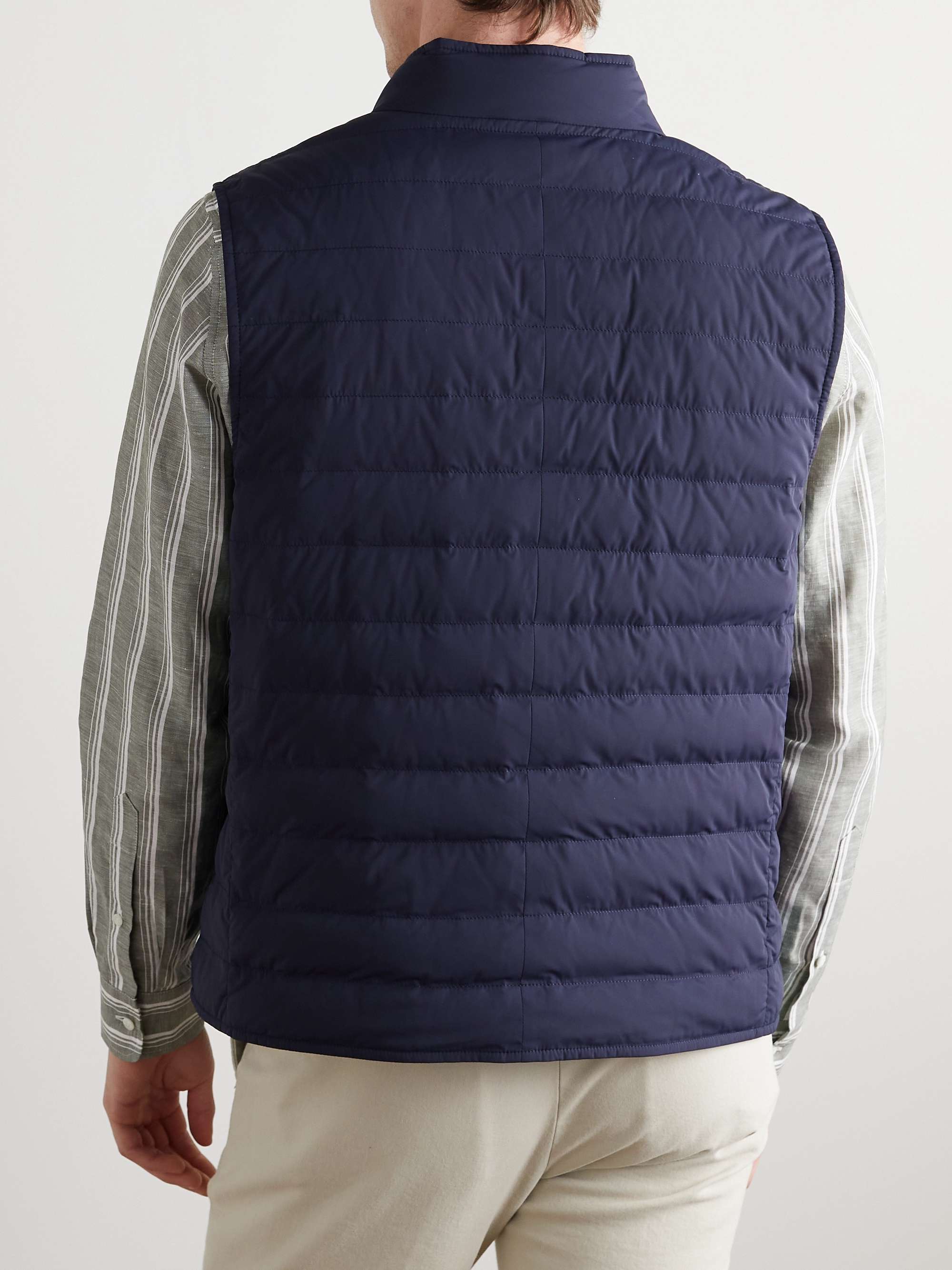 BRUNELLO CUCINELLI Slim-Fit Quilted Nylon Down Gilet
