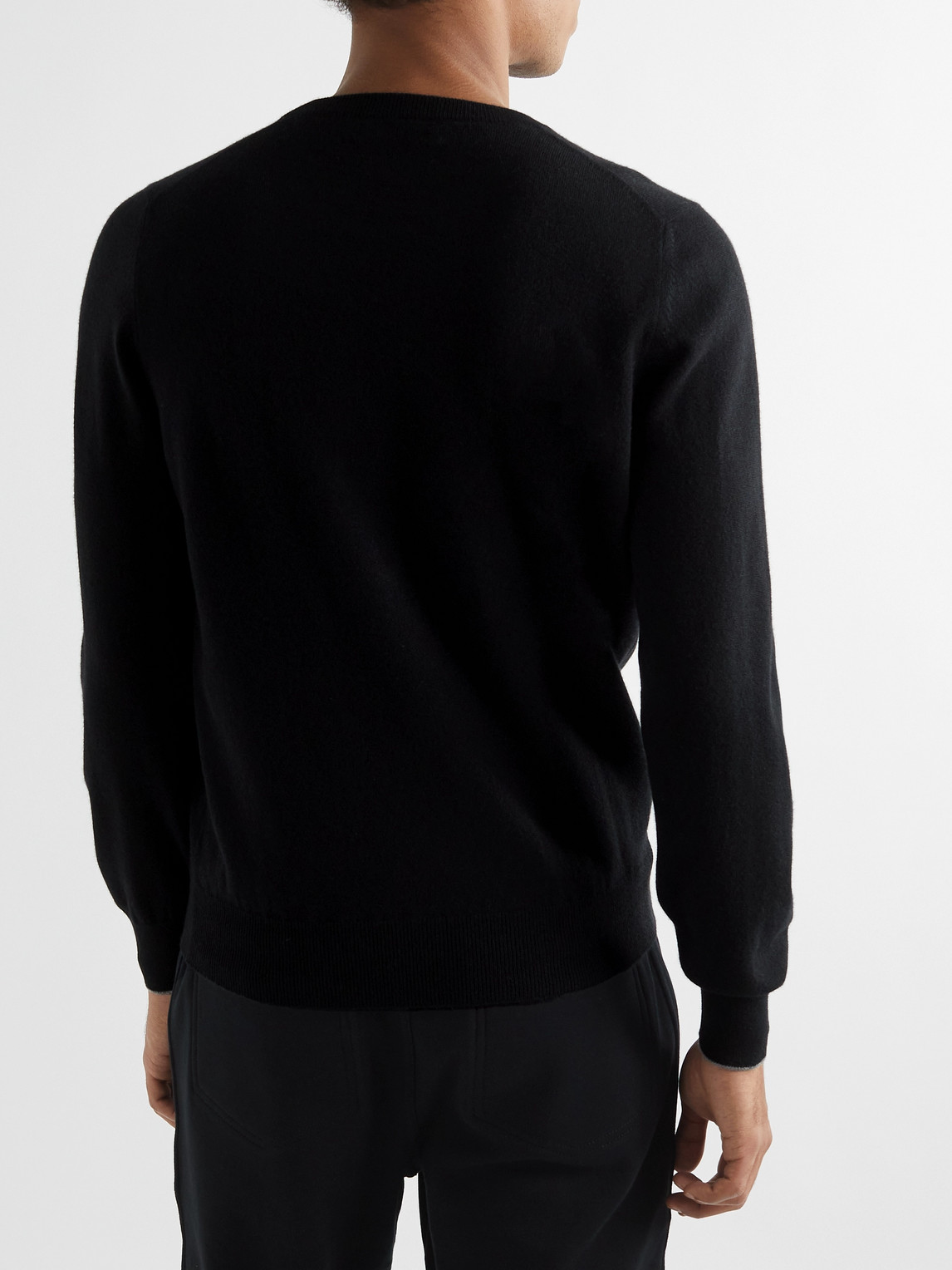 Shop Brunello Cucinelli Cashmere Sweater In Black