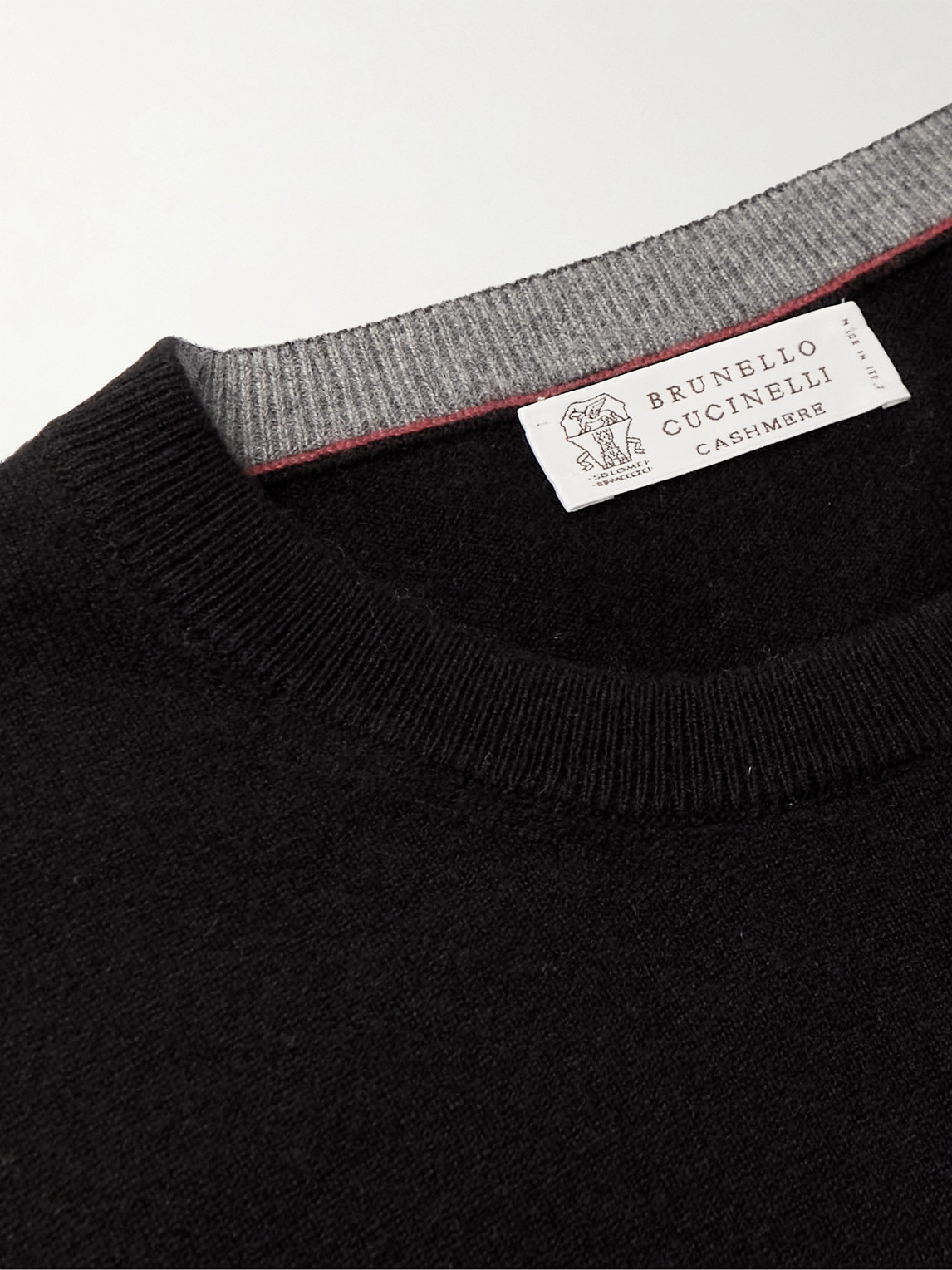 Shop Brunello Cucinelli Cashmere Sweater In Black
