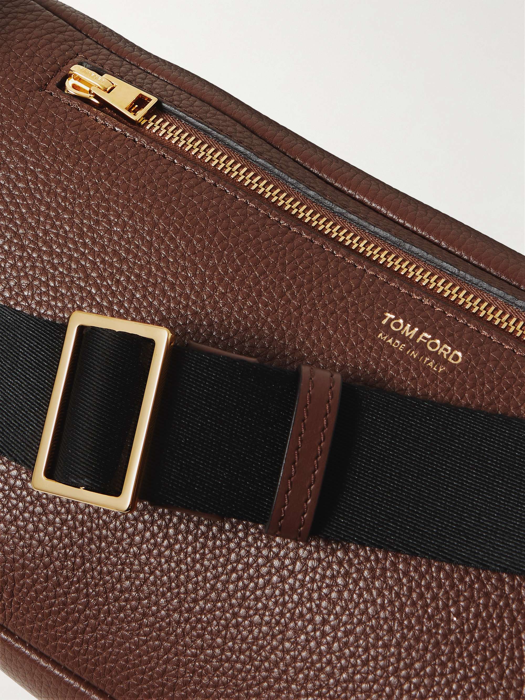 TOM FORD Buckley Full-Grain Leather Belt Bag