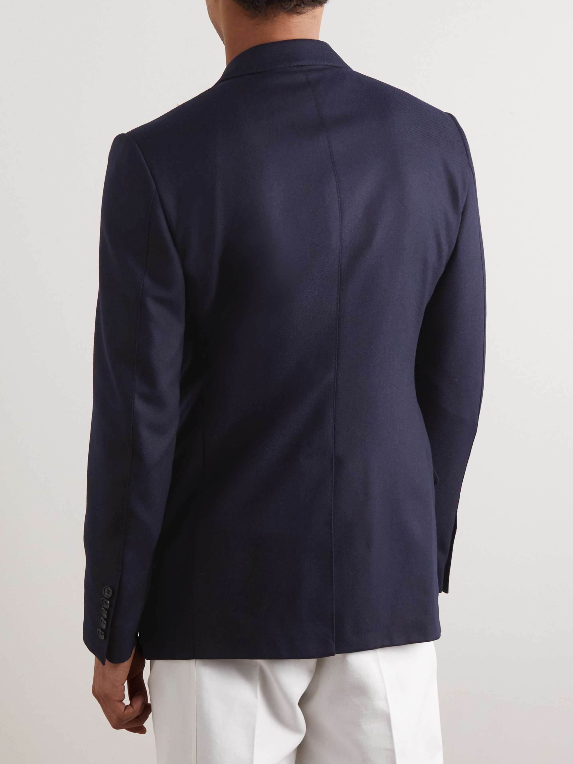 TOM FORD Blazer slim-fit in twill di misto lana e cashmere Shelton