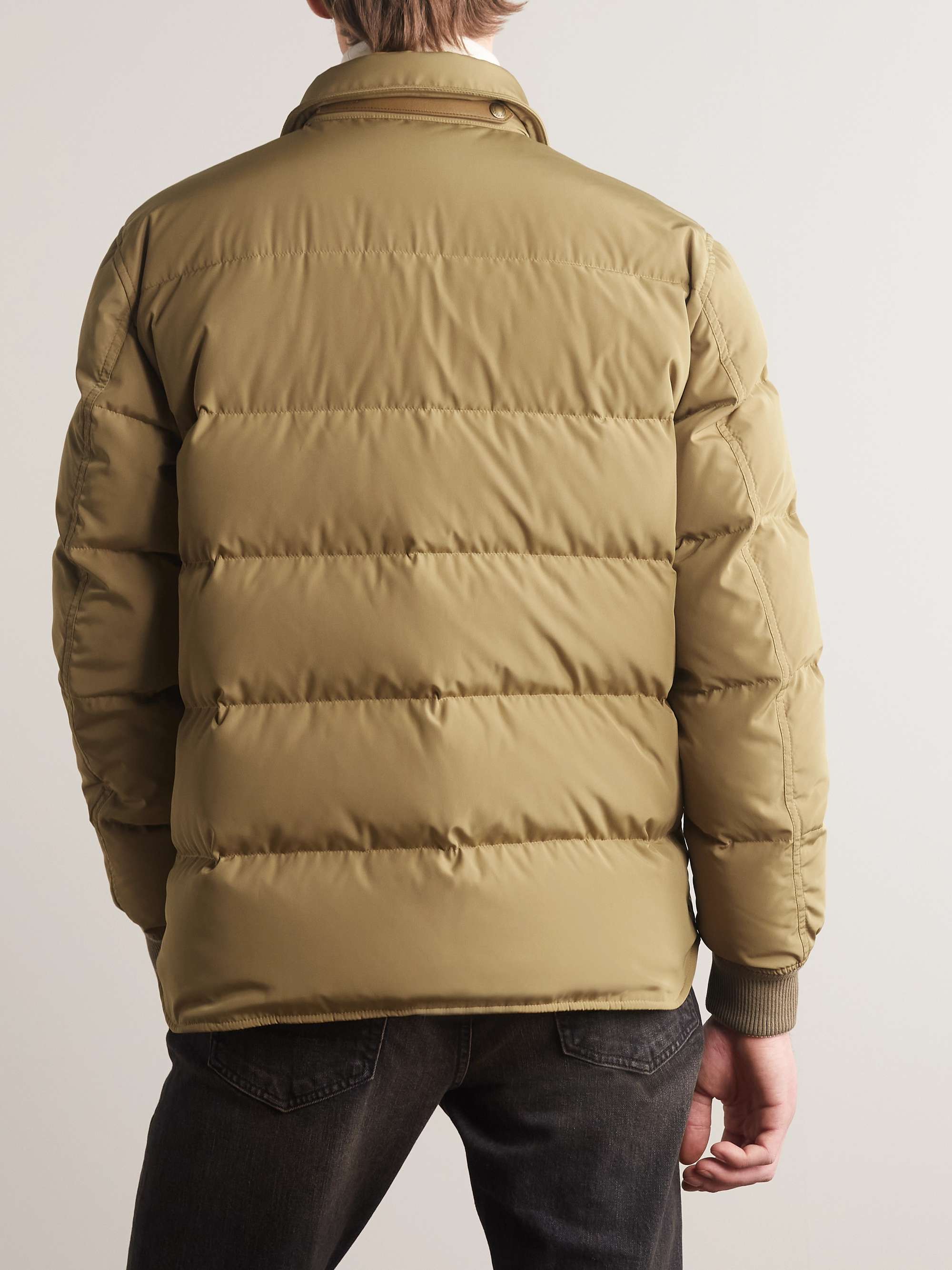 TOM FORD Quilted Shell Down Shirt Jacket