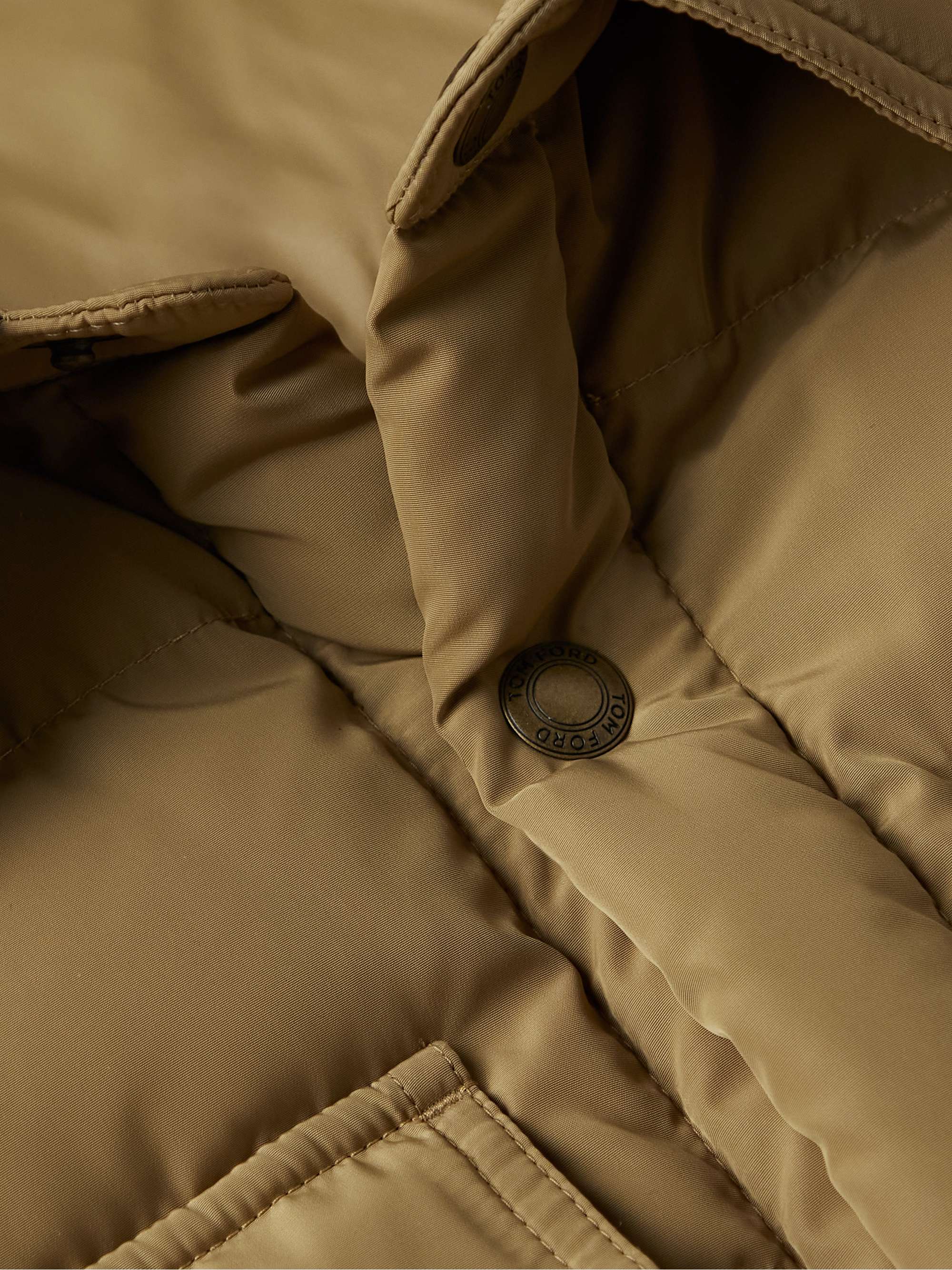 TOM FORD Quilted Shell Down Shirt Jacket