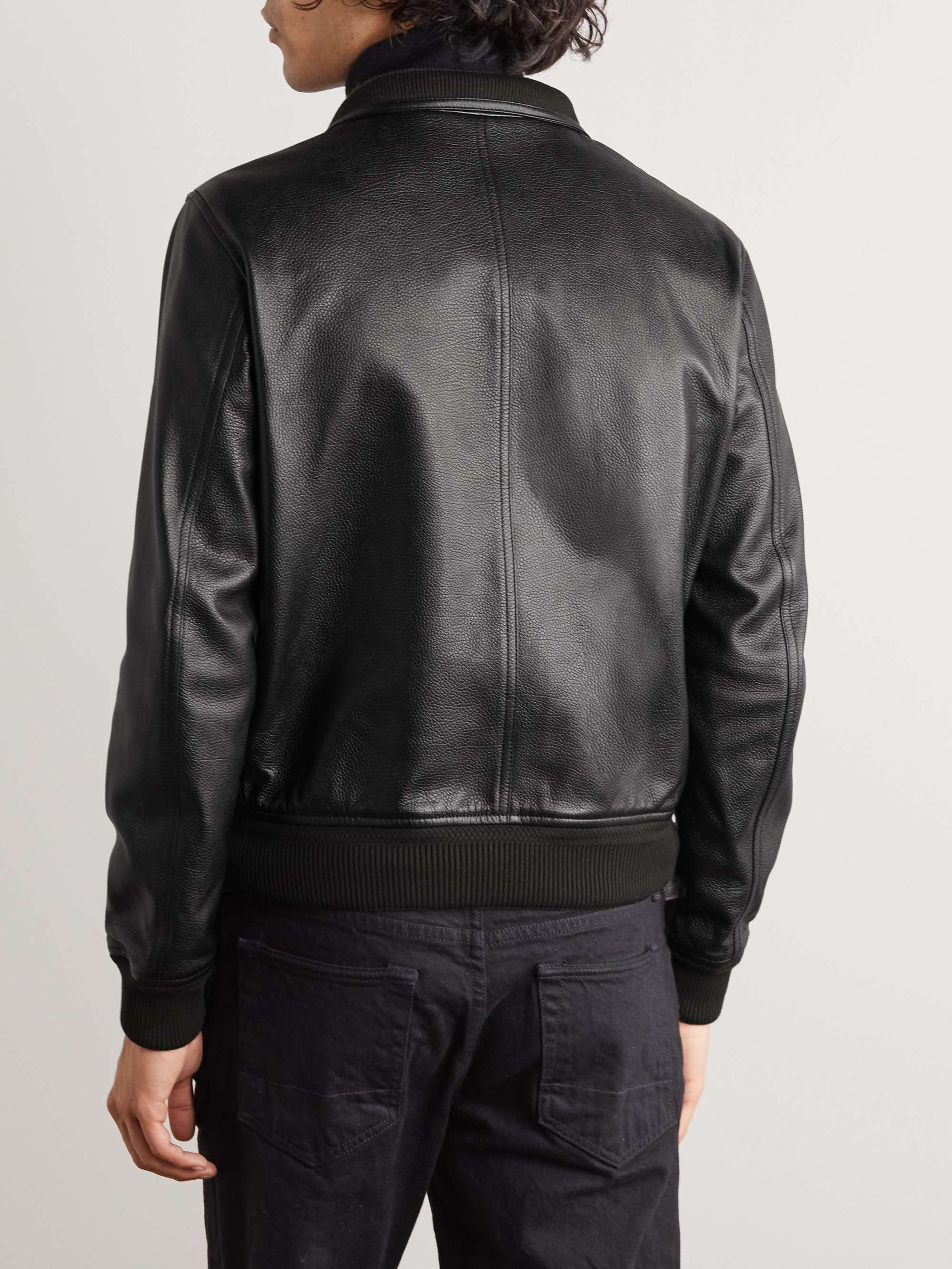 TOM FORD Full-Grain Leather Jacket