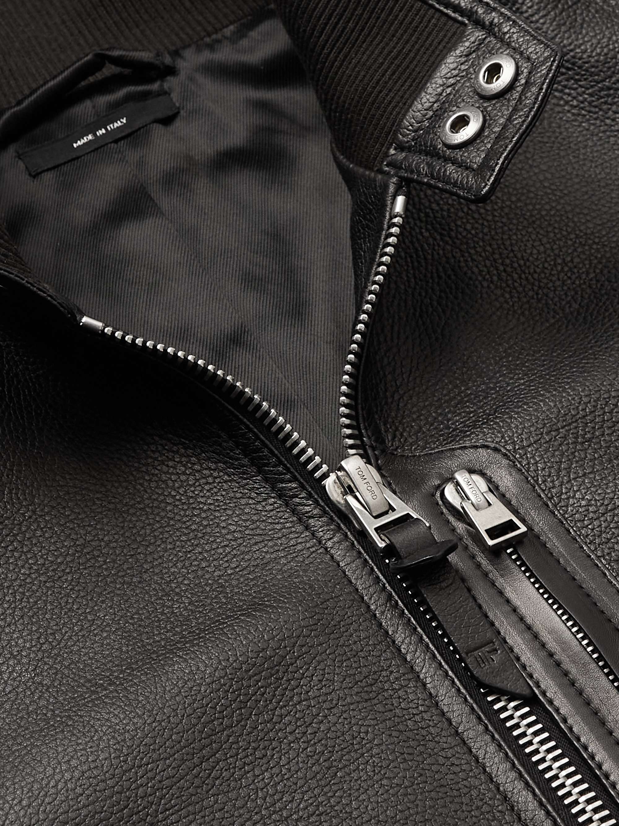 TOM FORD Full-Grain Leather Jacket for Men | MR PORTER