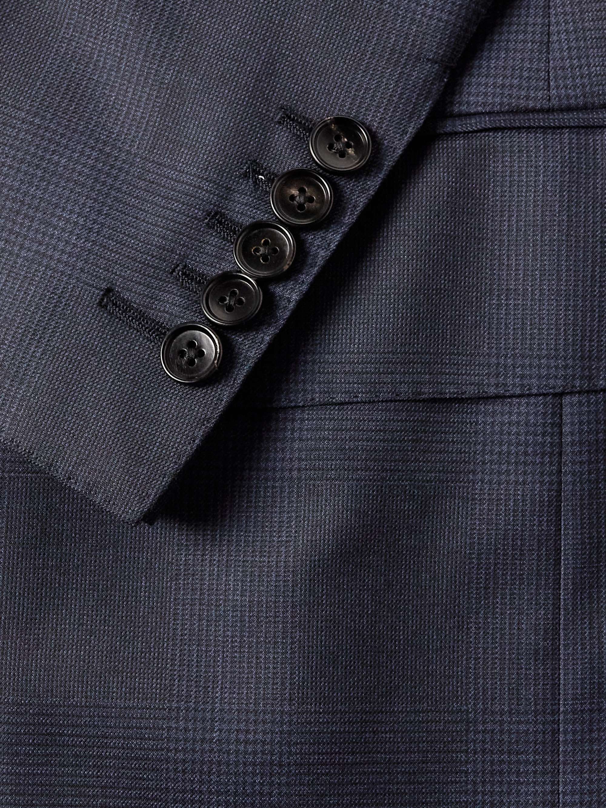 TOM FORD Shelton Prince of Wales Checked Wool Suit Jacket