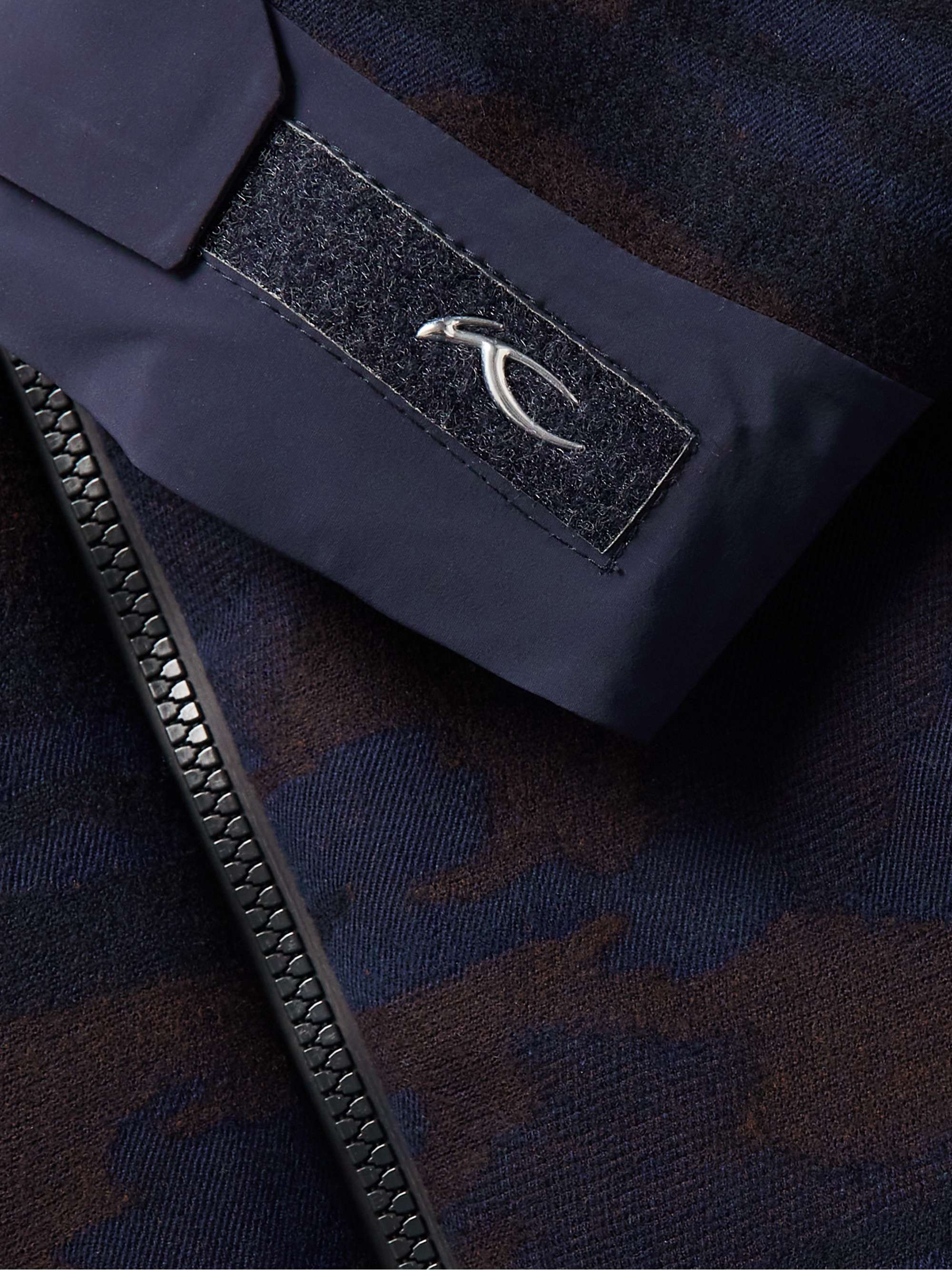 KJUS Glacier Pro Printed Storm System® Wool-Twill Hooded Down Ski Jacket