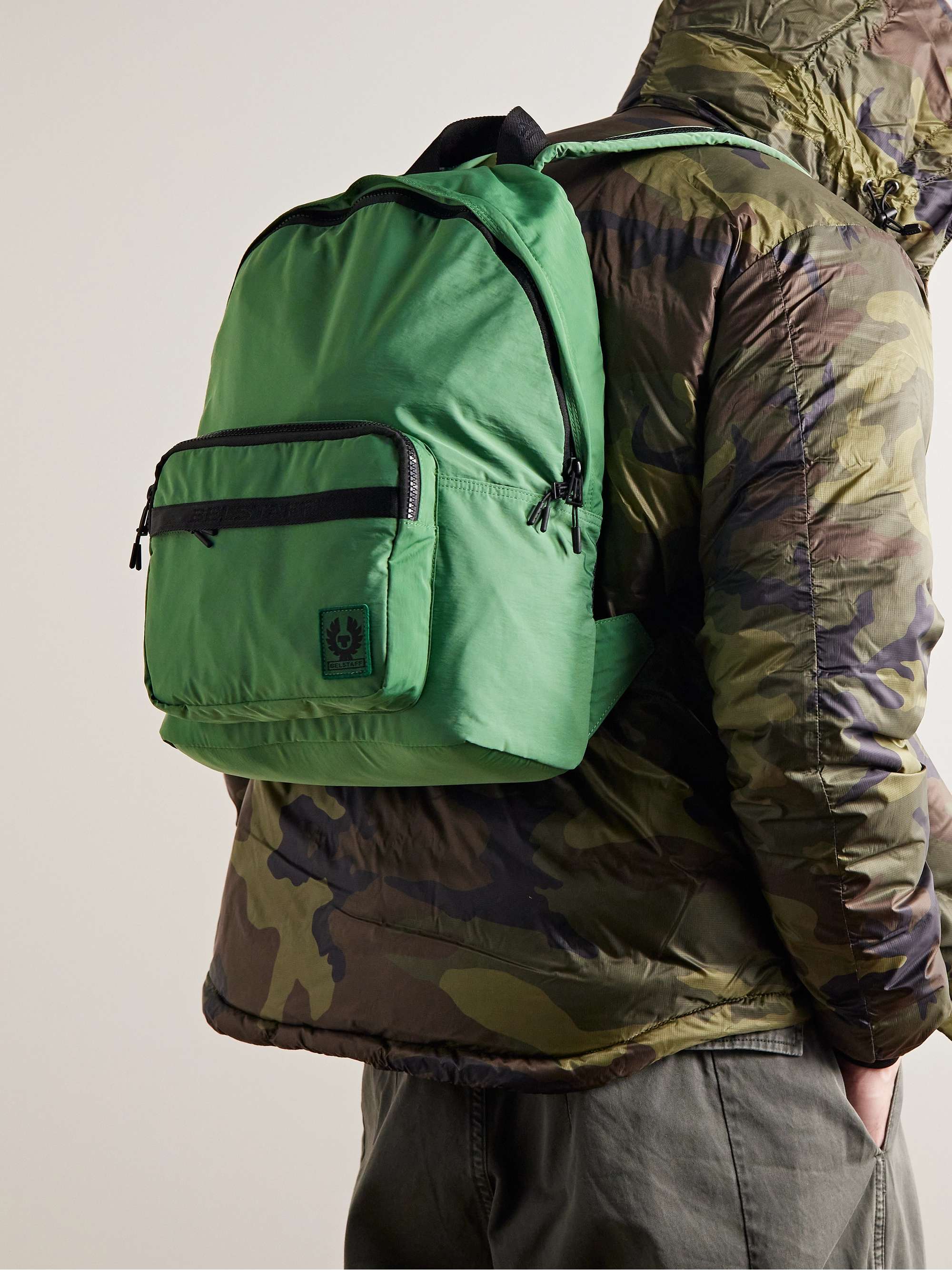 BELSTAFF Logo-Appliquéd Ripple Shell Backpack