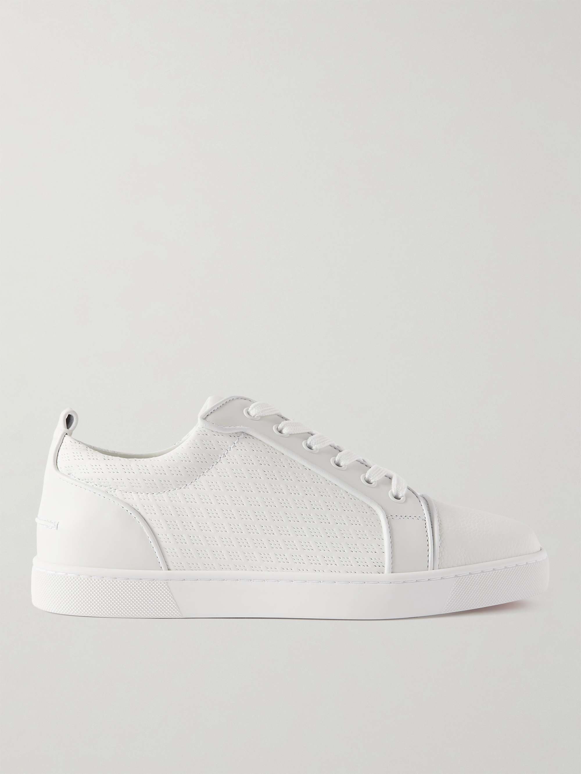 LOUBOUTIN Louis Perforated Leather Sneakers for Men MR PORTER