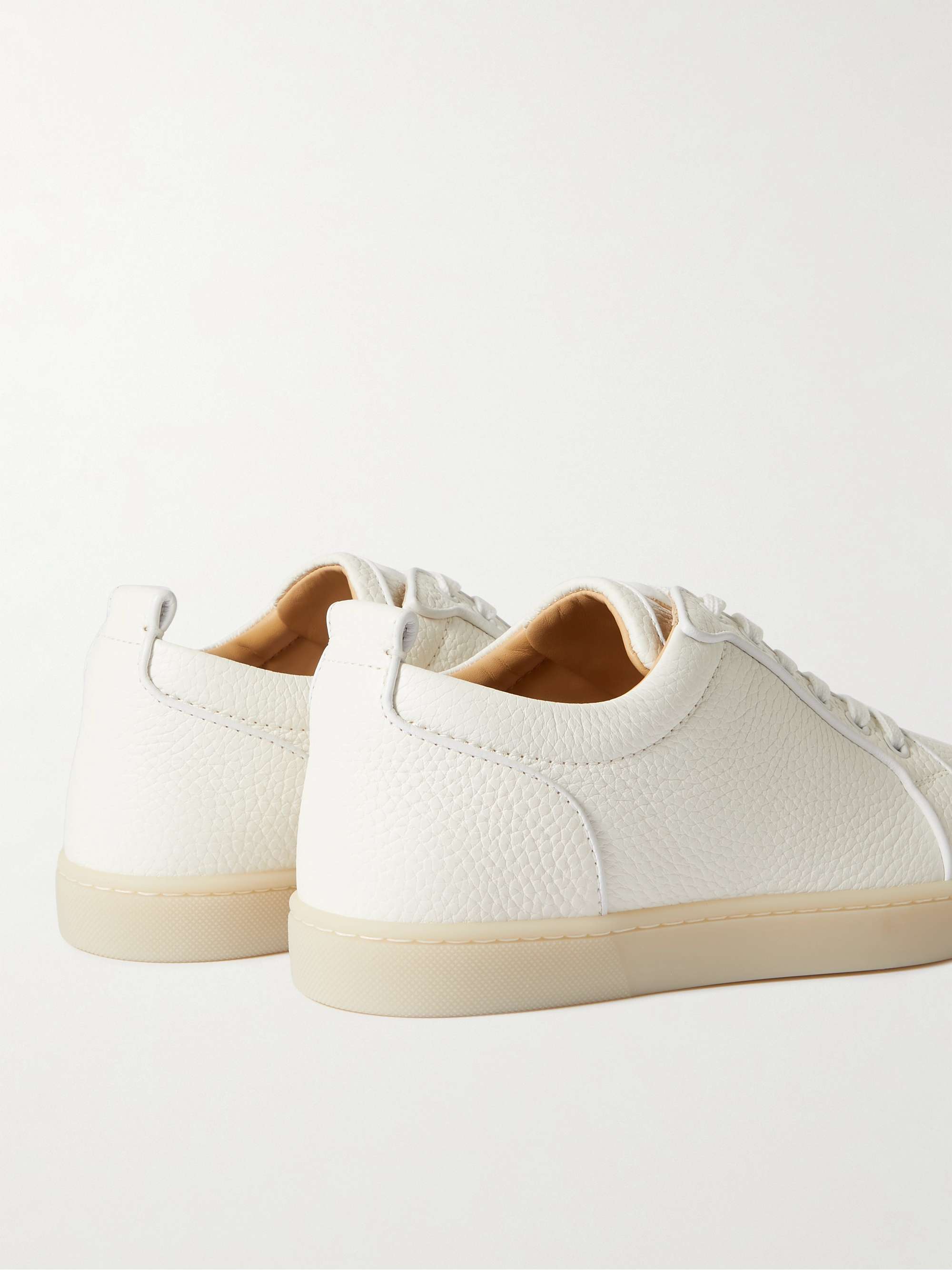 CHRISTIAN LOUBOUTIN Rantulow Full-Grain Leather Sneakers