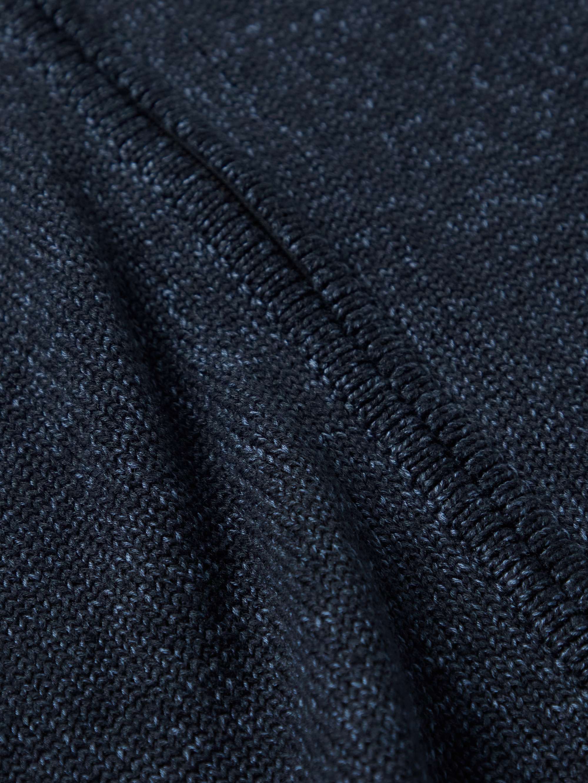 LORO PIANA Silk and Linen-Blend Zip-Up Cardigan