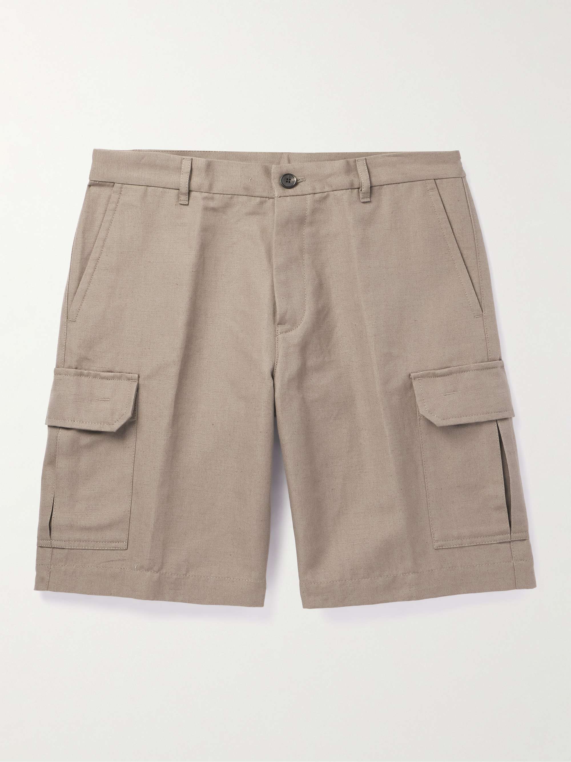 LORO PIANA Arizona Straight-Leg Linen Drawstring Bermuda Shorts for Men |  MR PORTER