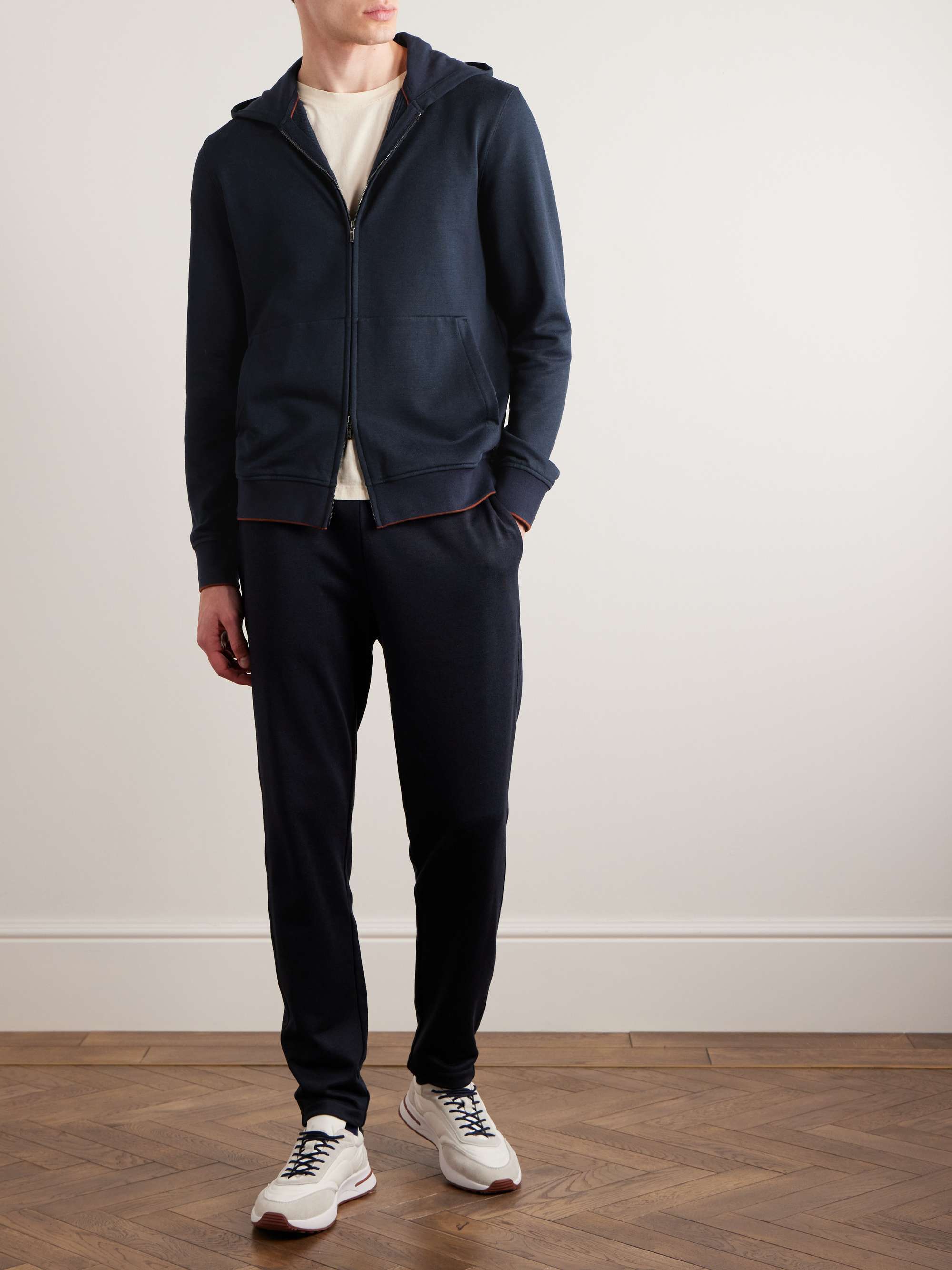 Layna hooded sales cotton blend pullover