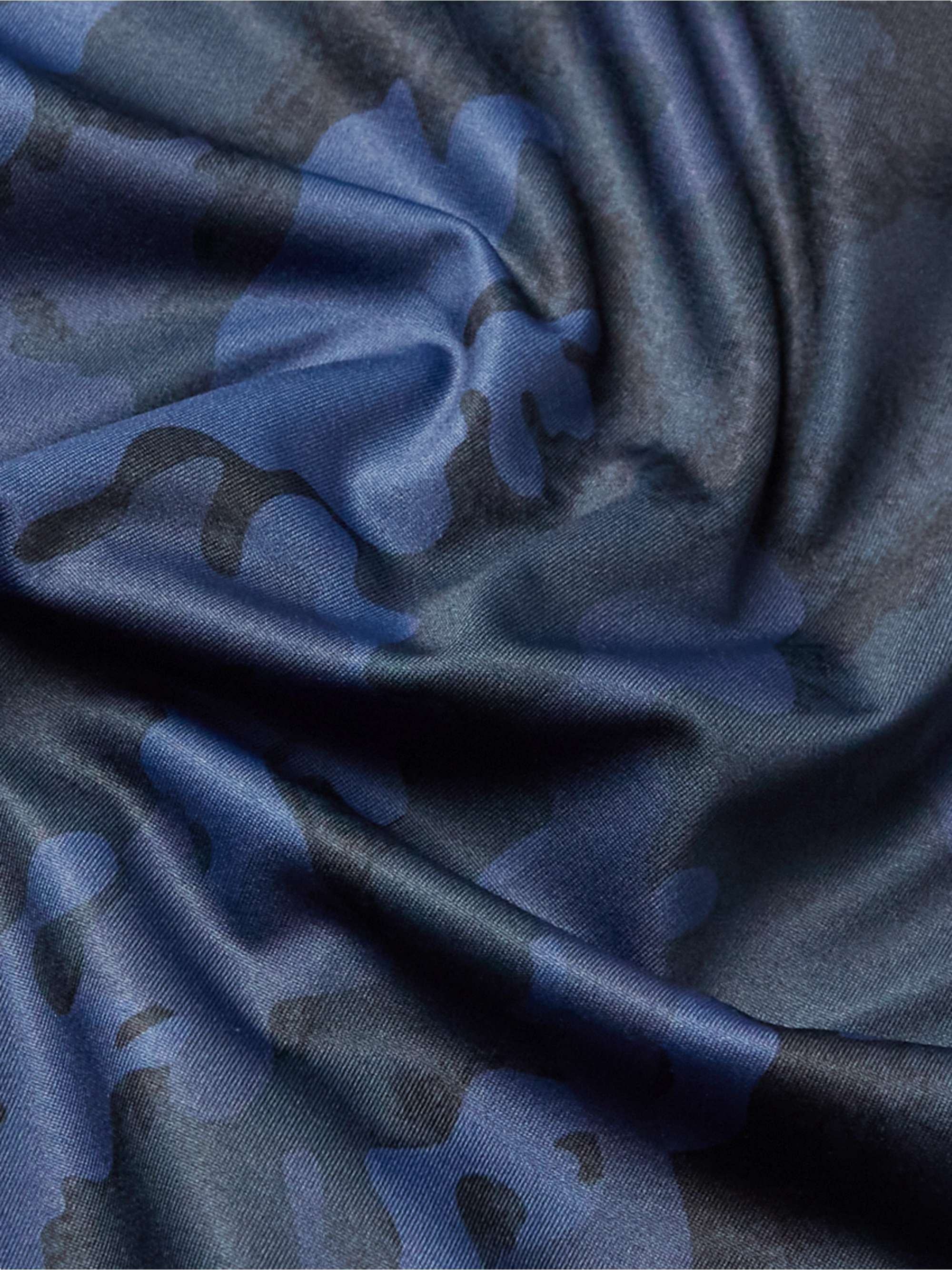 BOGNER Verti Striped Camouflage-Print Tech-Jersey Half-Zip Base Layer
