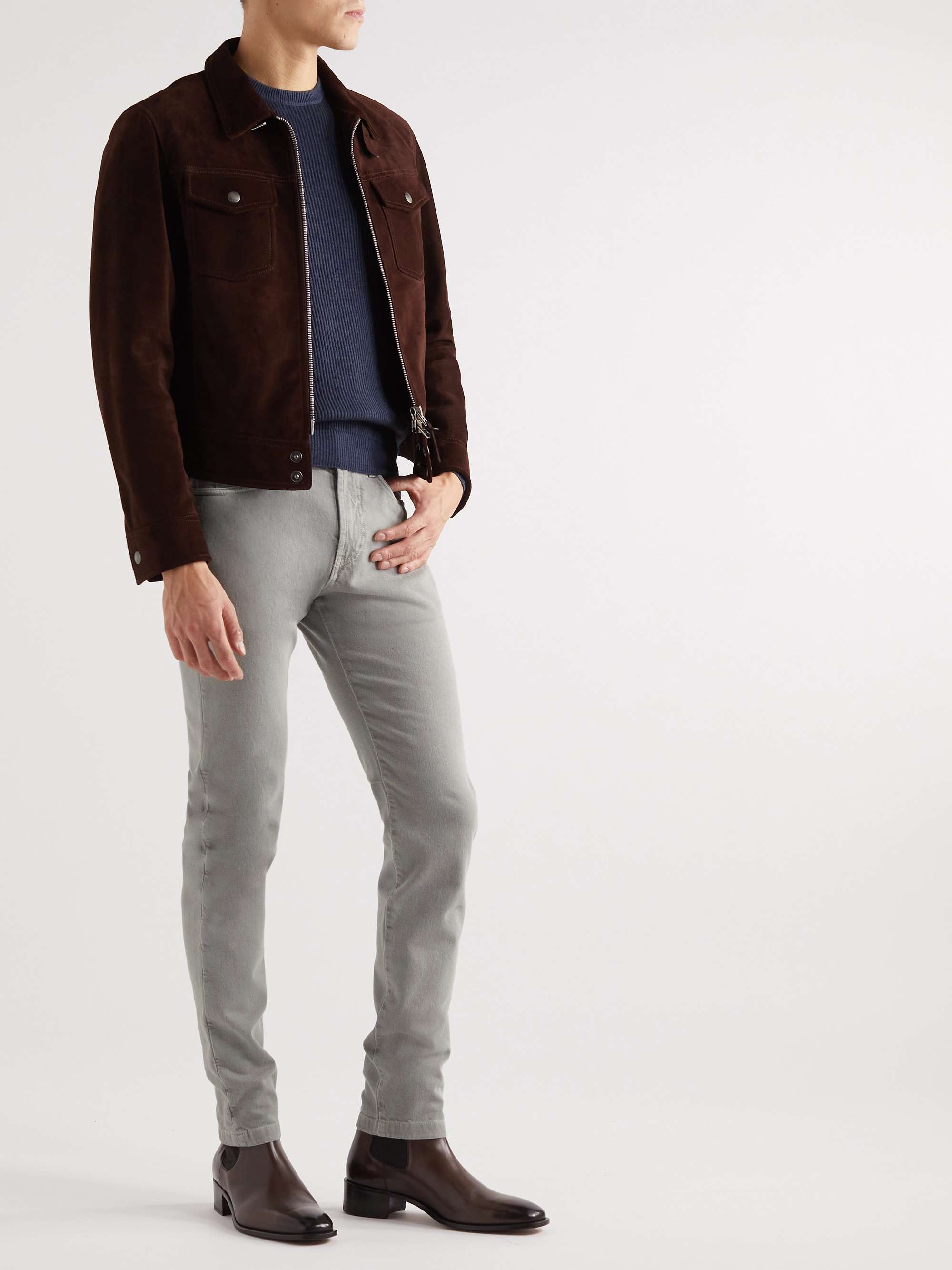 LORO PIANA New York Straight-Leg Jeans