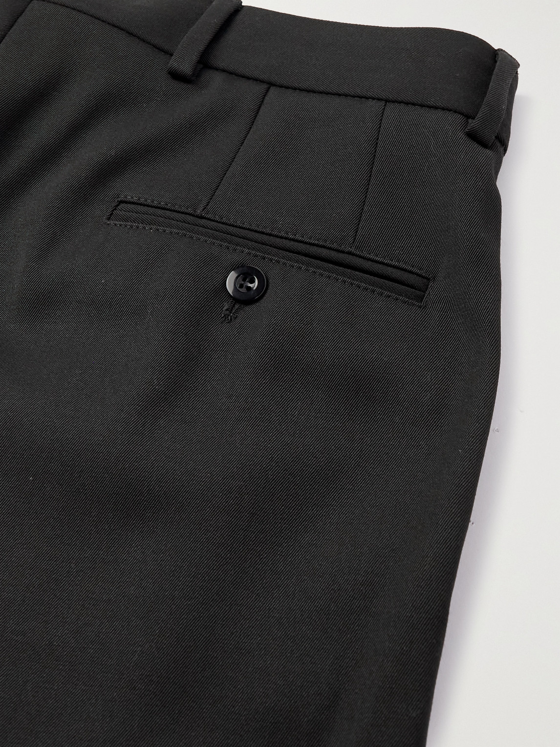 Loro Piana City Slim-fit Virgin Wool Trousers In Gray