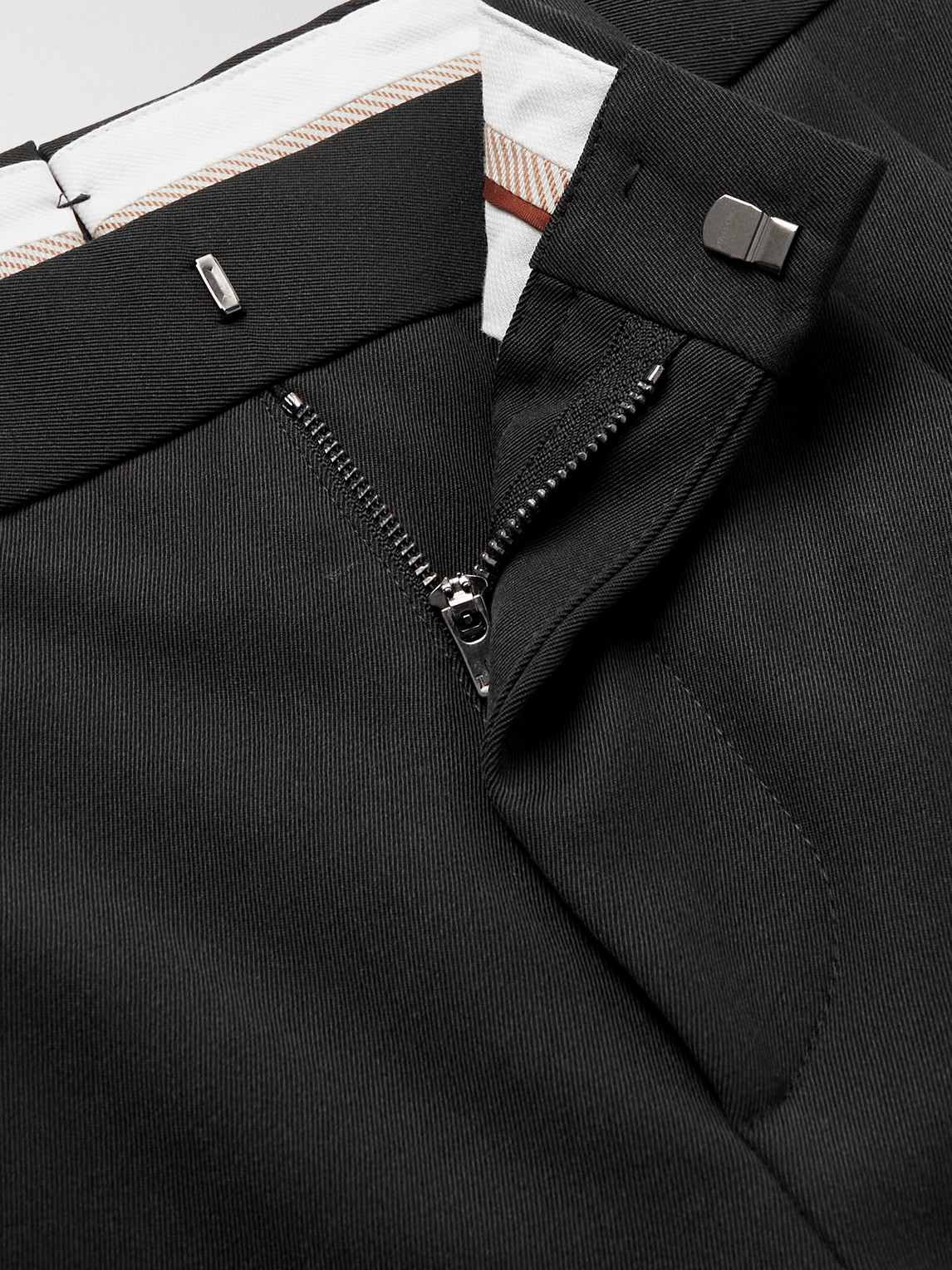 Loro Piana City Slim-fit Virgin Wool Trousers In Gray