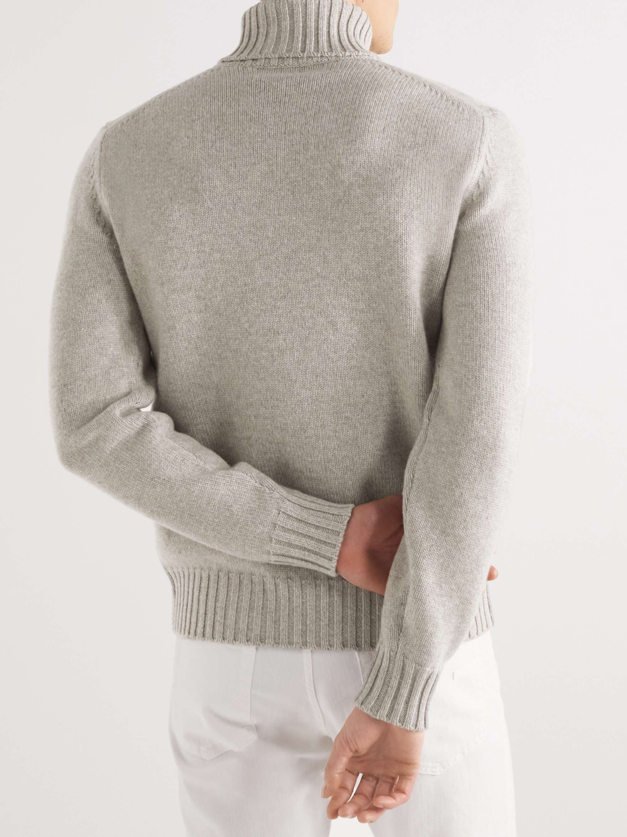 LORO PIANA Grafton Cashmere Rollneck Sweater