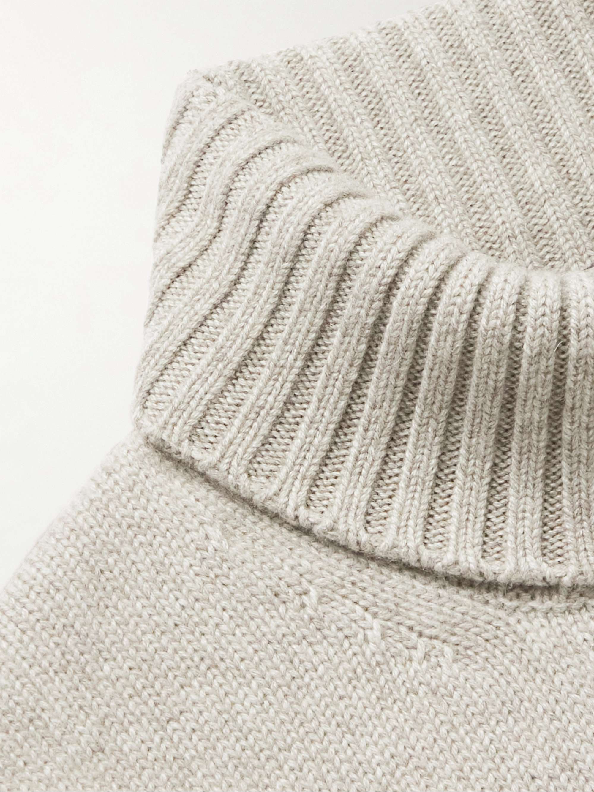LORO PIANA Grafton Cashmere Rollneck Sweater