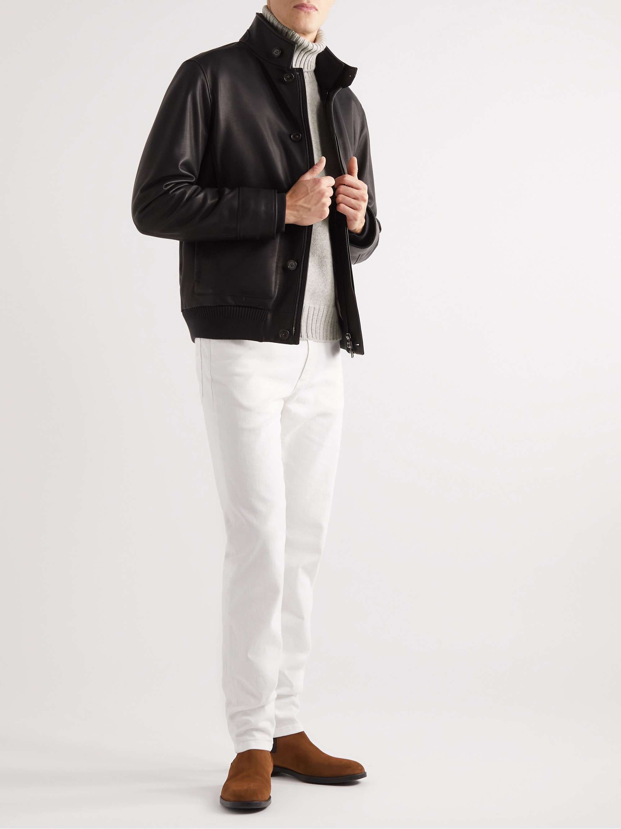 LORO PIANA Grafton Cashmere Rollneck Sweater