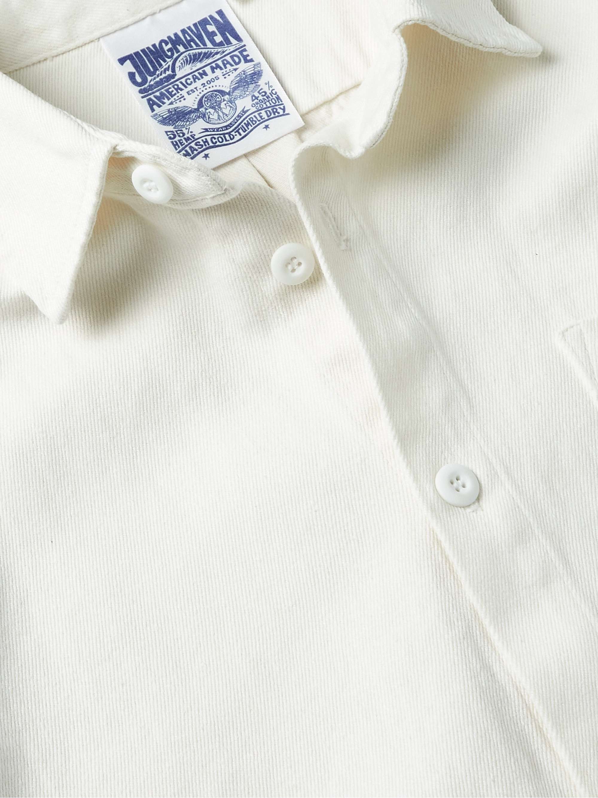 JUNGMAVEN Topanga Hemp and Cotton-Blend Twill Shirt