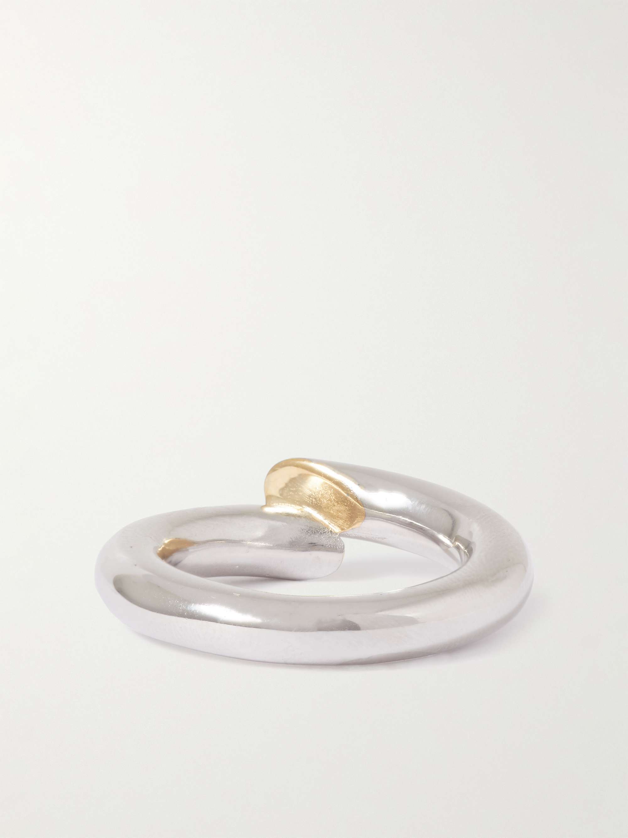 LANVIN Silver and Gold-Tone Ring