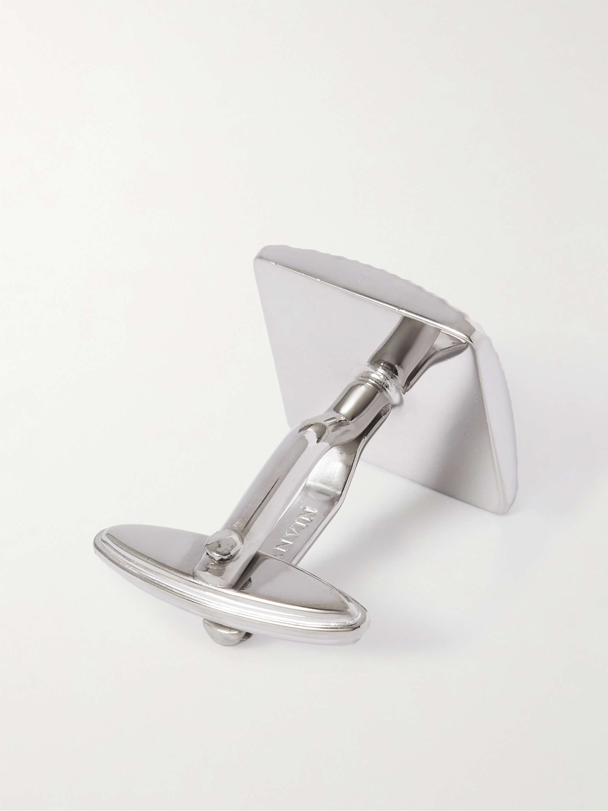 LANVIN Platinum-Plated Cufflinks