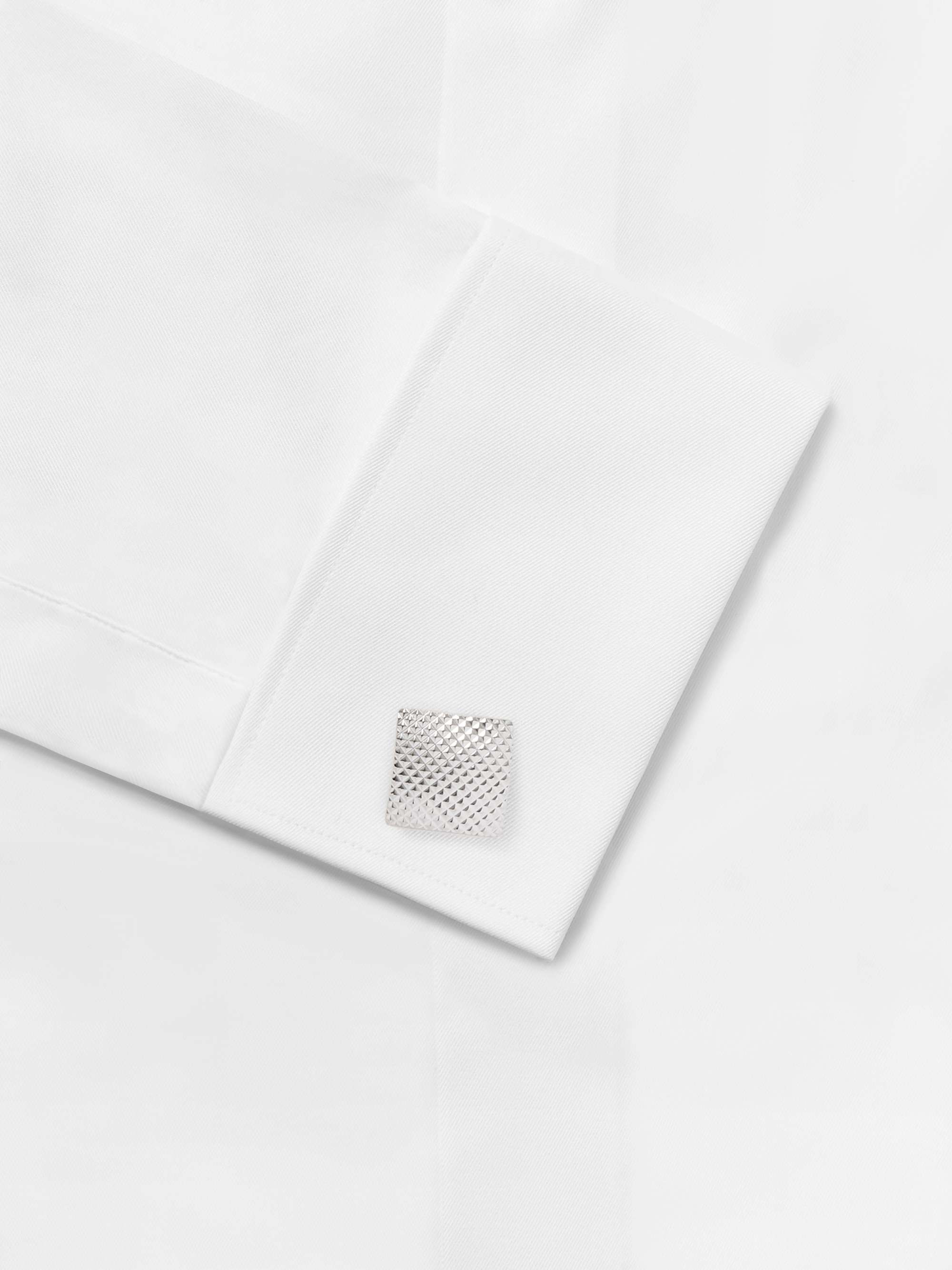 LANVIN Platinum-Plated Cufflinks