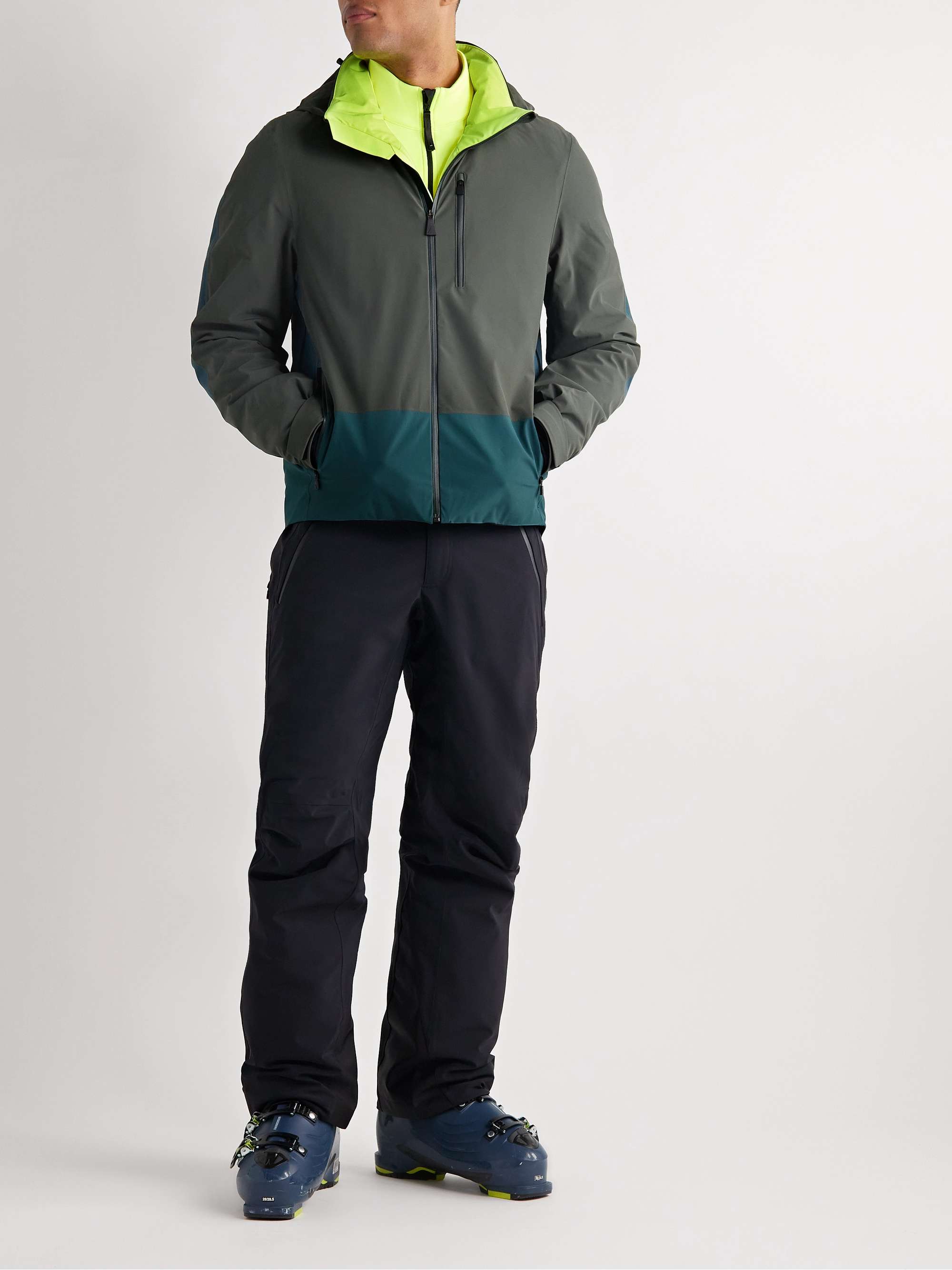AZTECH MOUNTAIN Ajax Panelled Hooded Ski Jacket