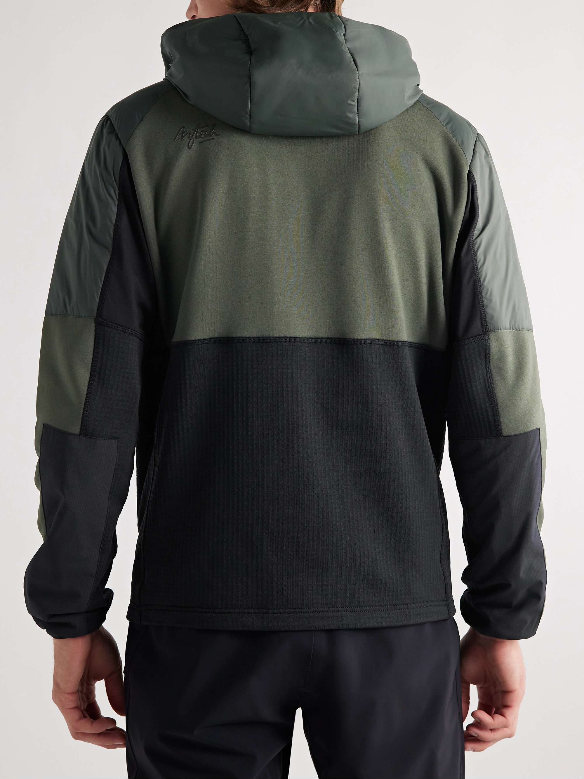 AZTECH MOUNTAIN Ozone Panelled Nylon, Stretch-Jersey and Ripstop Hooded Ski Jacket