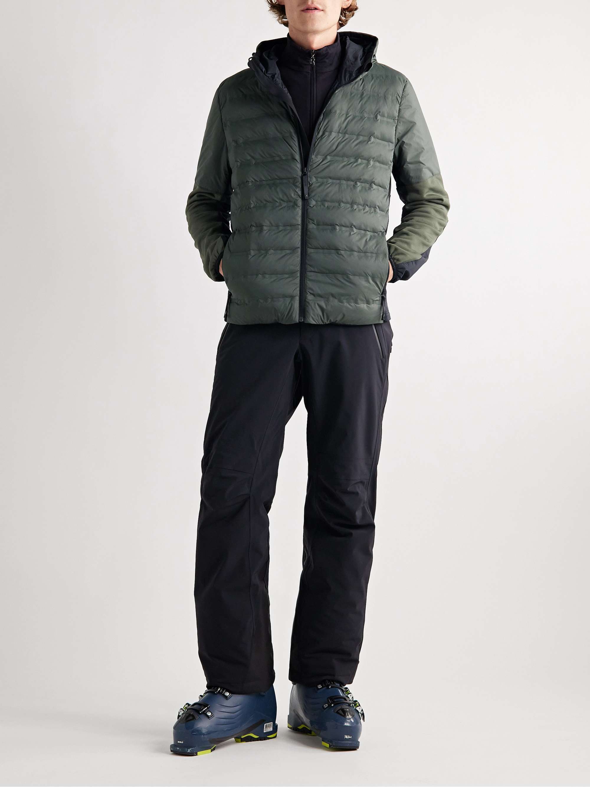 AZTECH MOUNTAIN Ozone Panelled Nylon, Stretch-Jersey and Ripstop Hooded Ski Jacket