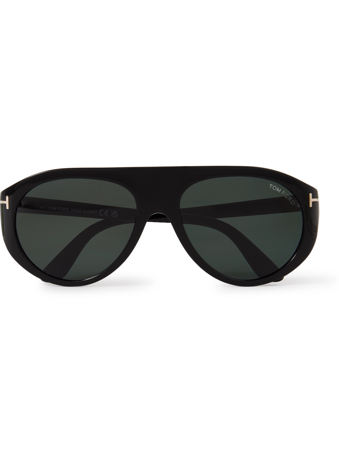 Tom Ford Aviator-style Acetate Sunglasses In Black | ModeSens