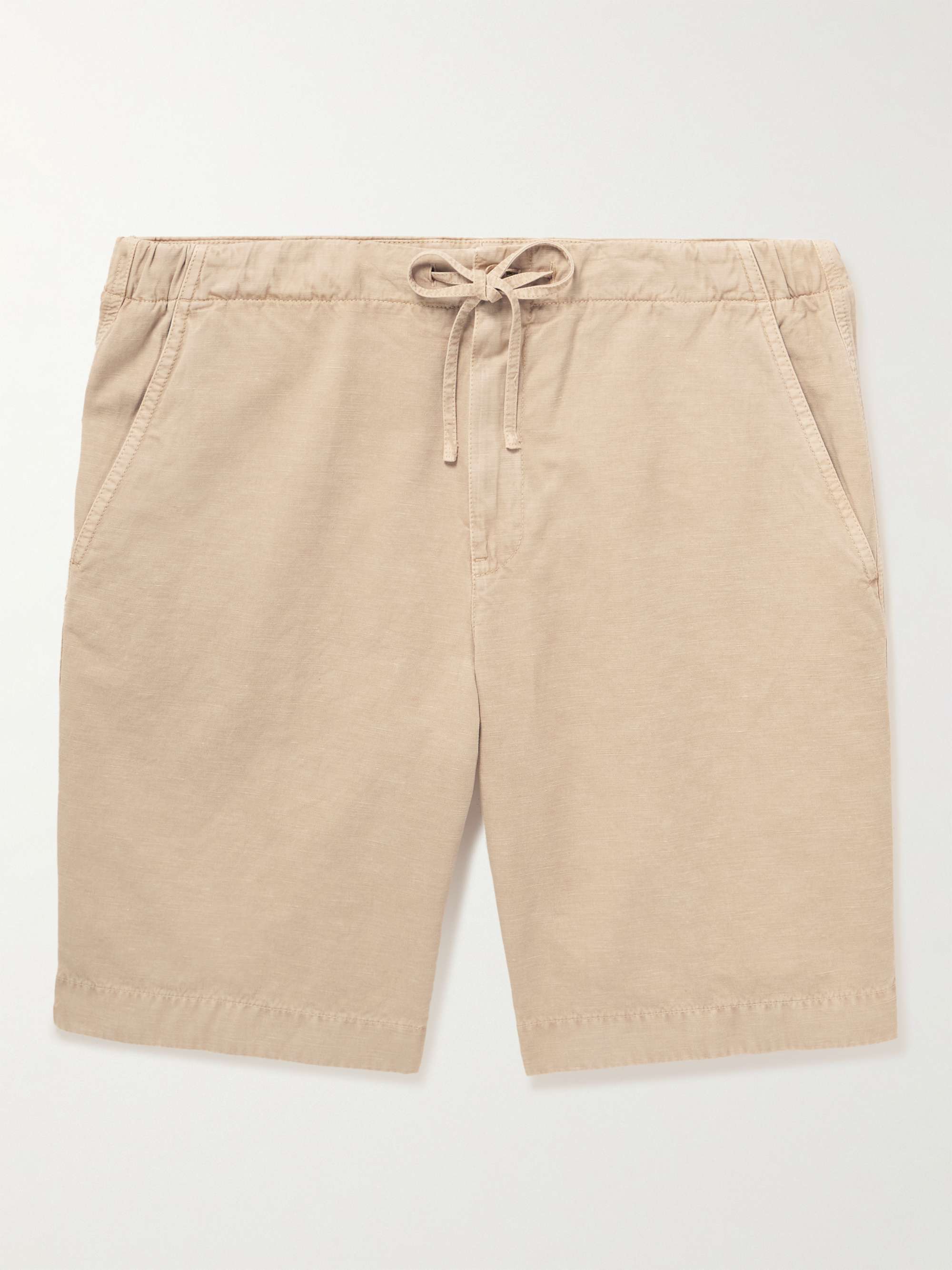 LORO PIANA Arizona Straight-Leg Linen Drawstring Bermuda Shorts for Men |  MR PORTER