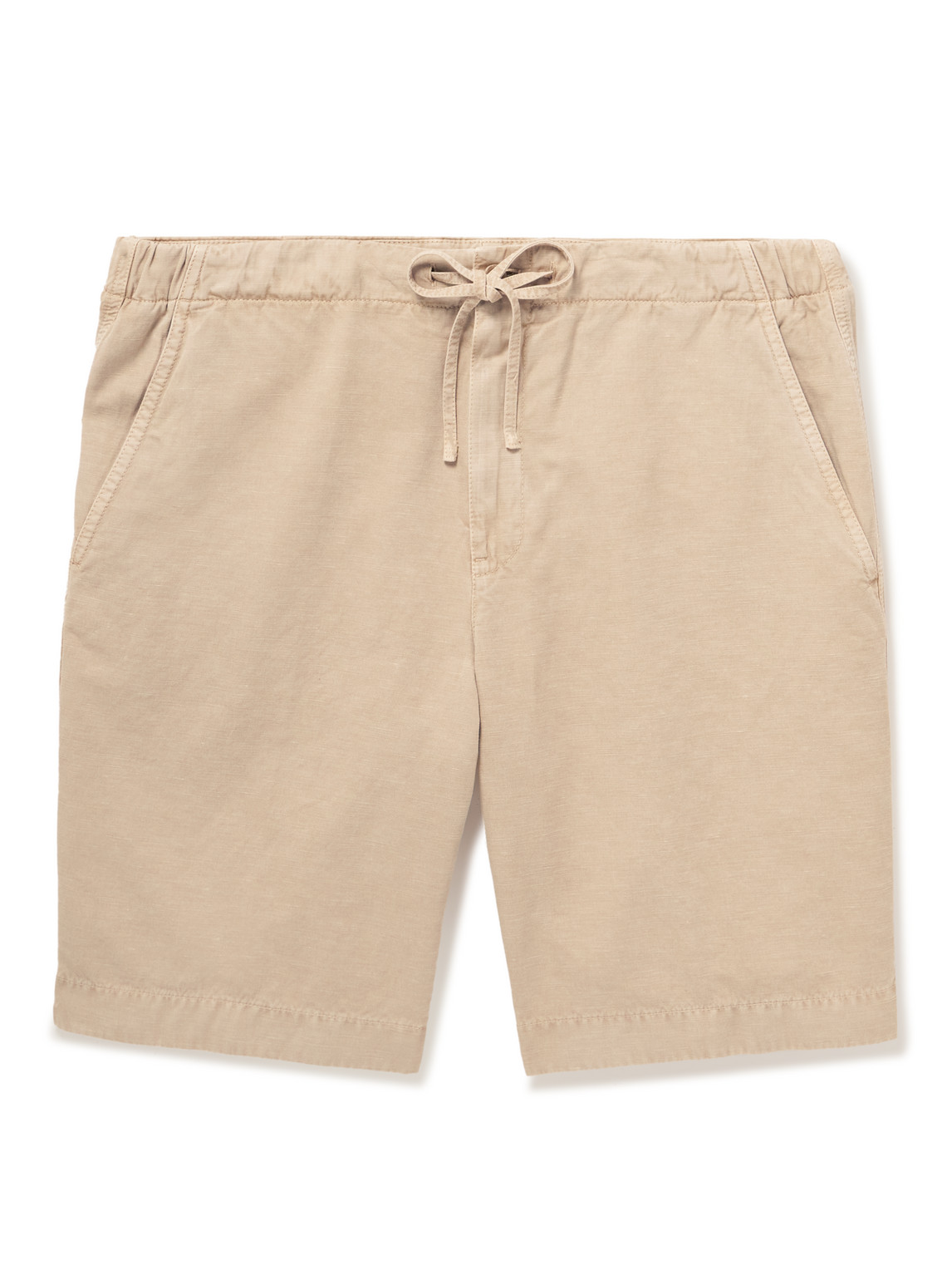 Straight-Leg Cotton-Blend Bermuda Shorts