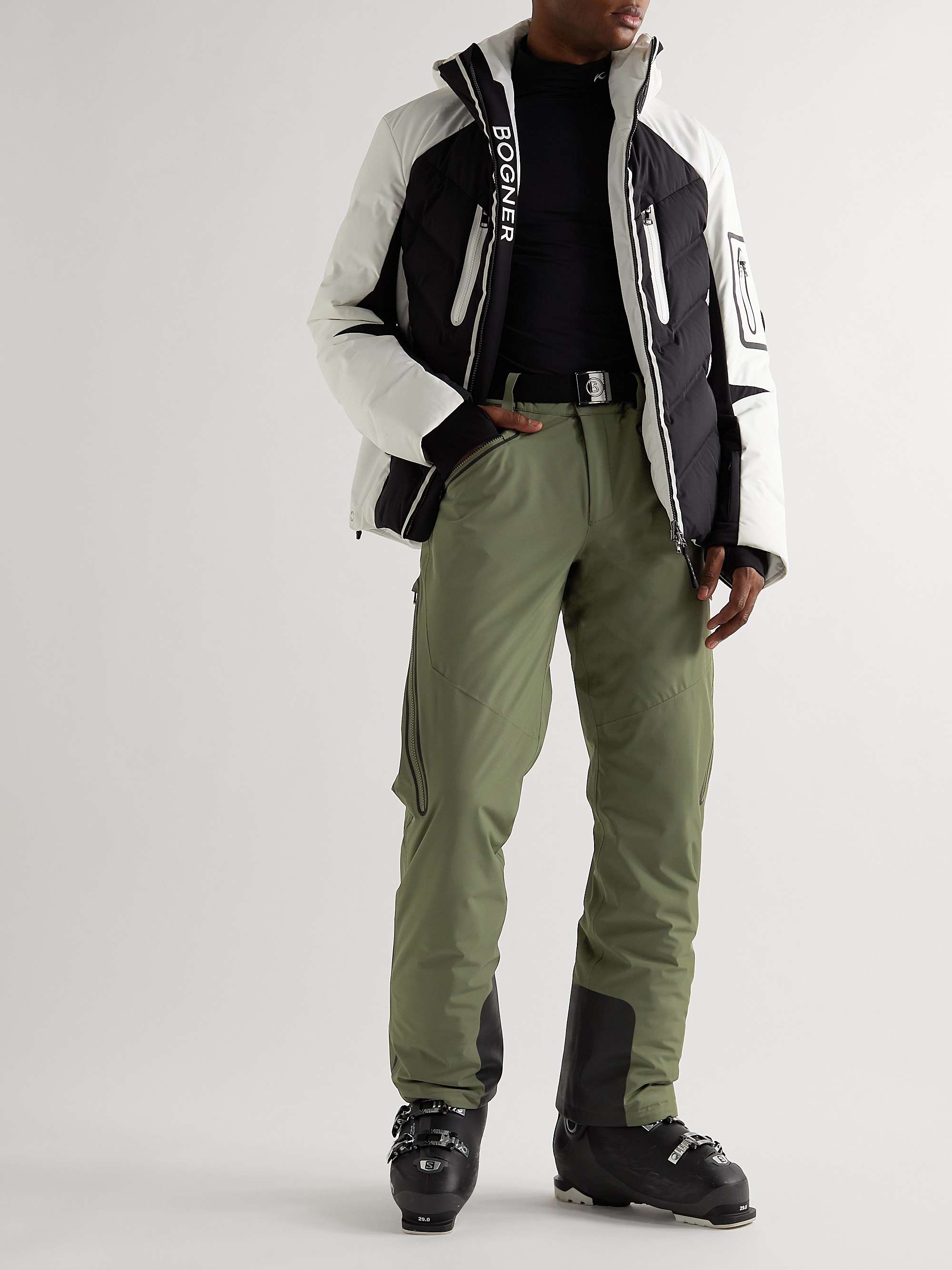 BOGNER Tim2-T Logo-Embossed Ripstop Ski Pants