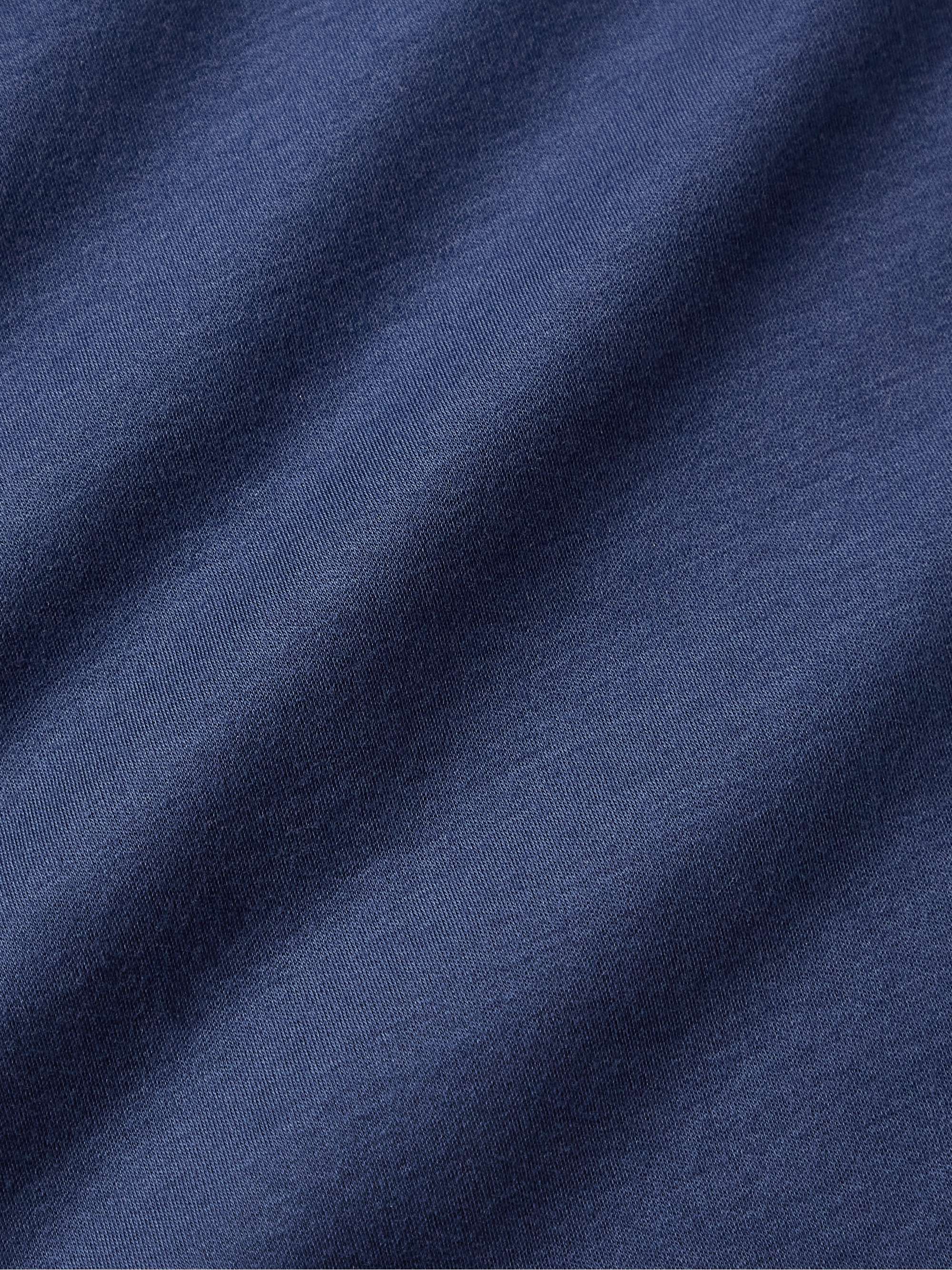 LORO PIANA Andrew Cutaway-Collar Slim-Fit Cotton-Jersey Shirt